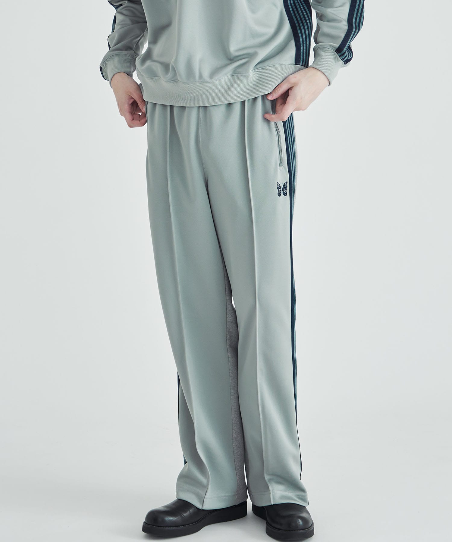 別注〉ストレートTrack Pant Combination - Poly Smooth＆Sweat｜STUDIOUS