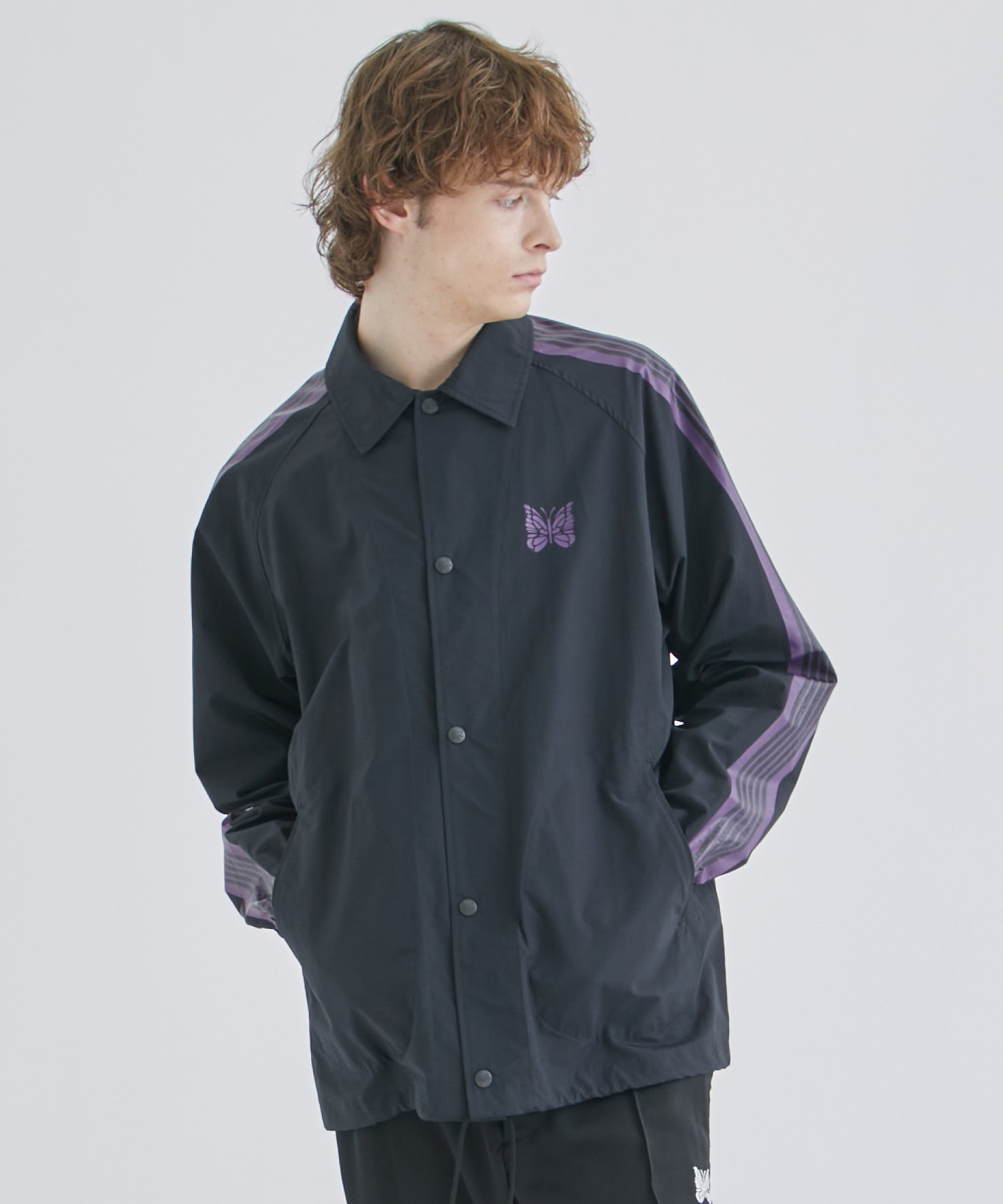 通販 人気】 Needles Side Line Coach Jacket | www.artfive.co.jp