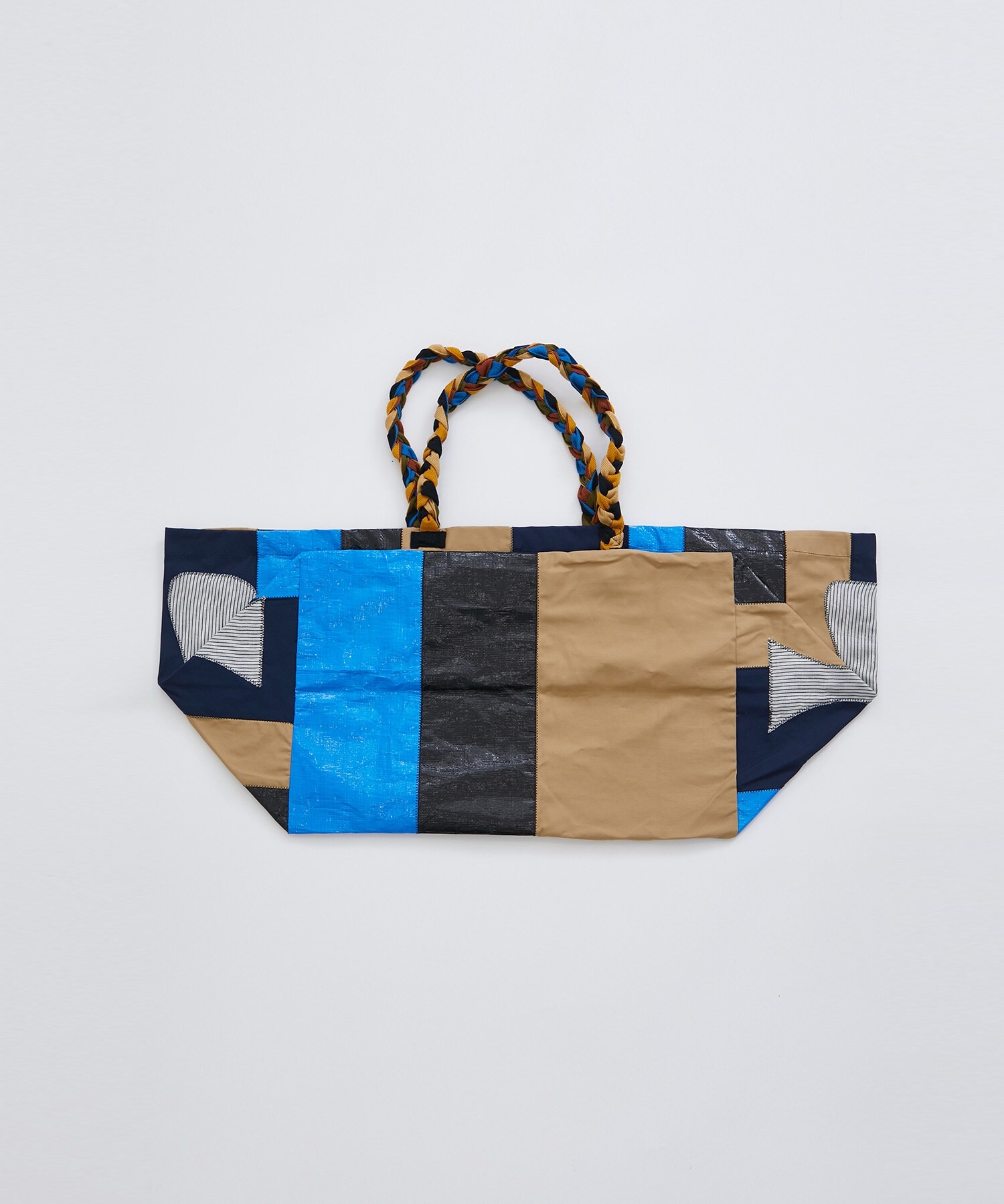 Color-block vinyl bag KHOKI