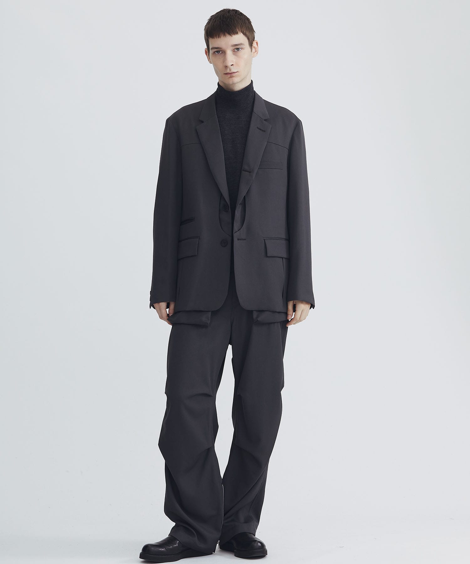 Wool tailored work jacket | MATSUFUJI