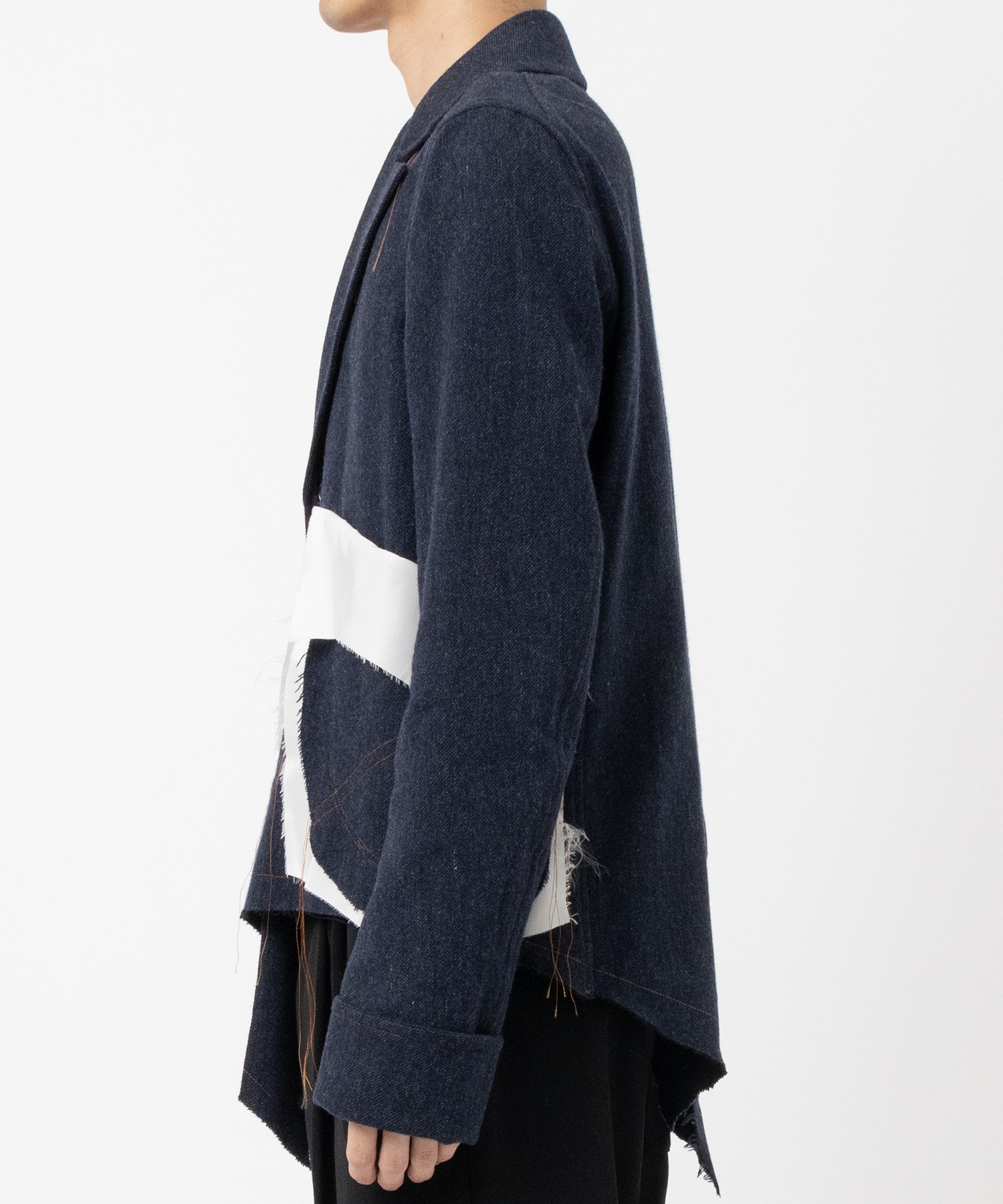 WOOL-DENIM LONG SLEEVE JACKET sulvam