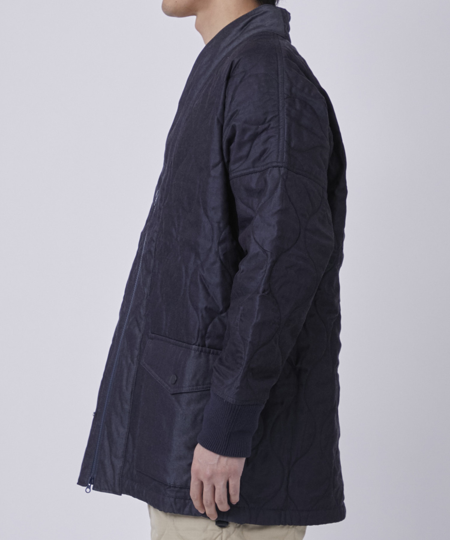 QUILTED HAORI JACKET FDMTL