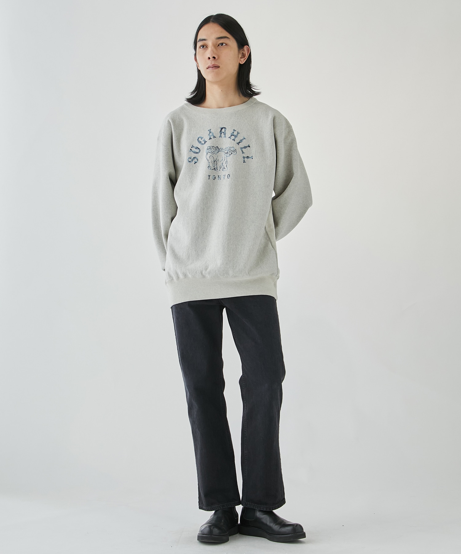 LOGO PRINTED SWEATSHIRT SUGARHILL