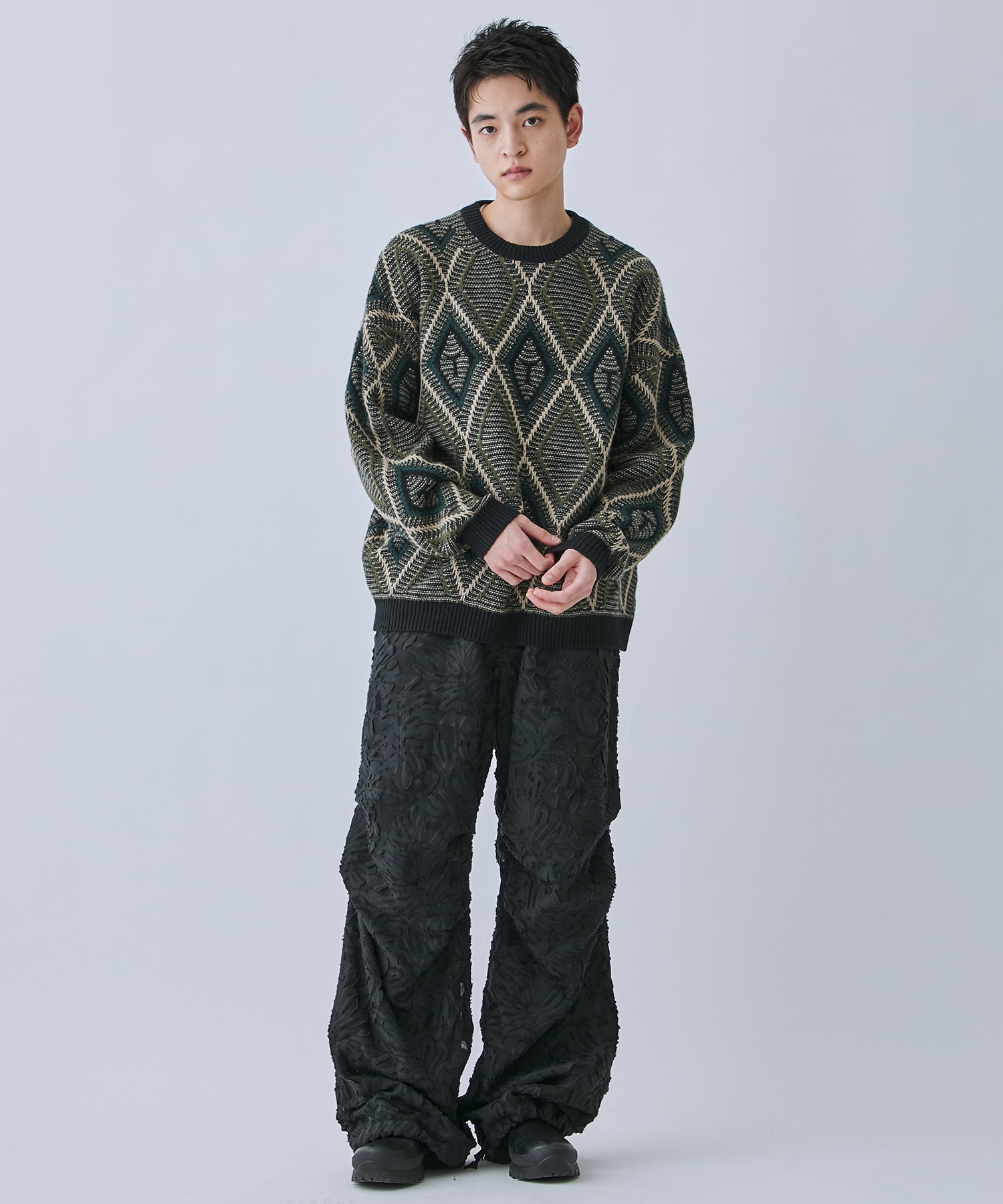 Diamond pull over knit TTT MSW