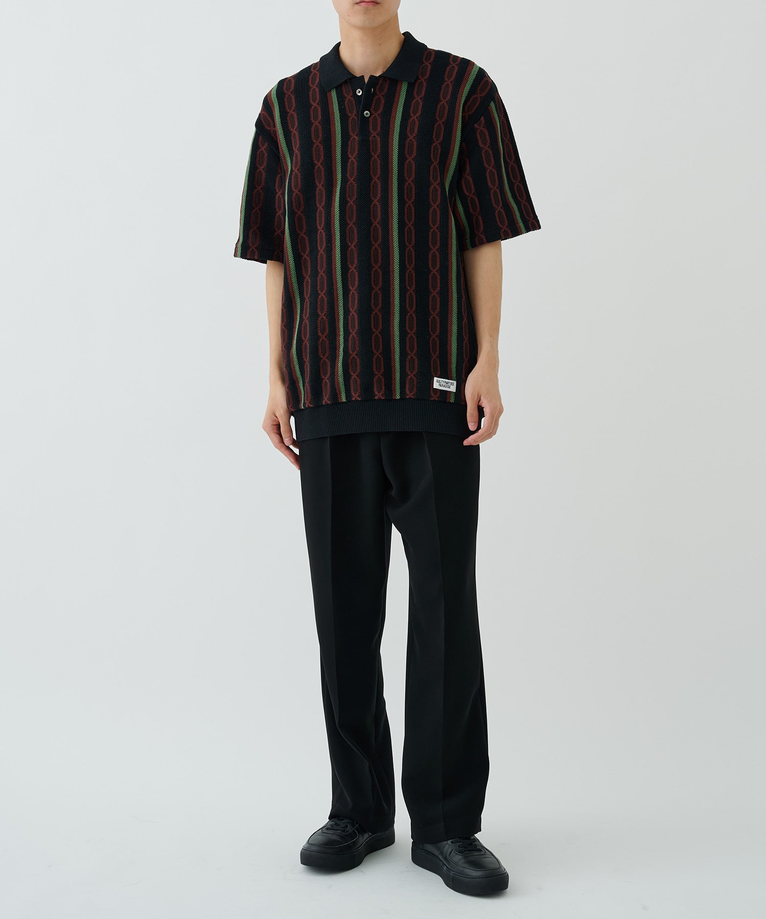 KNIT POLO SHIRT ( TYPE-2 ) WACKO MARIA