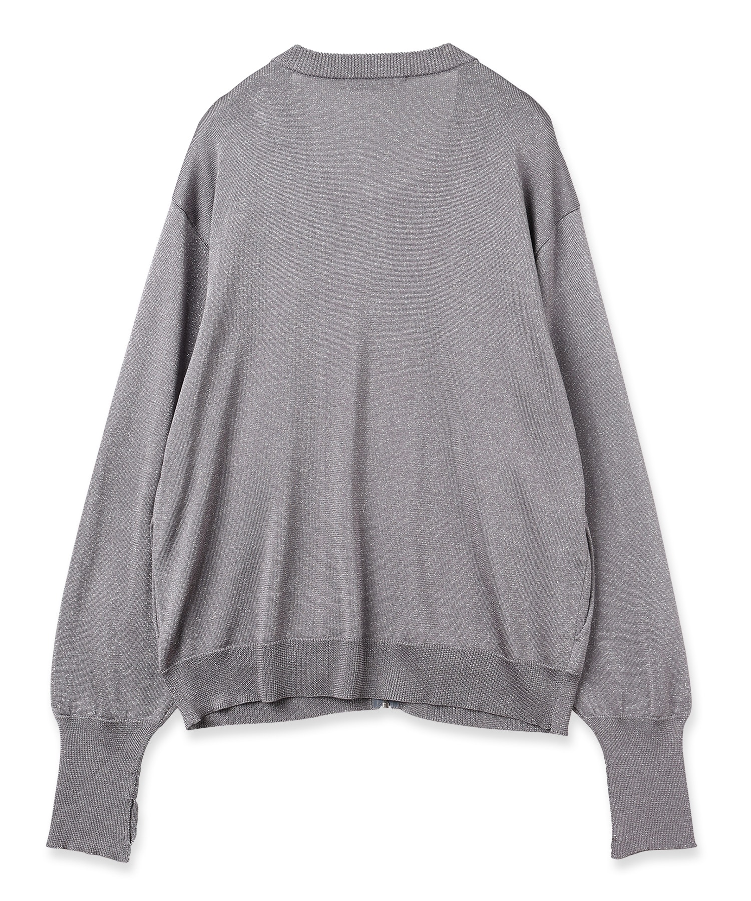 LAME ZIP UP KNIT JieDa