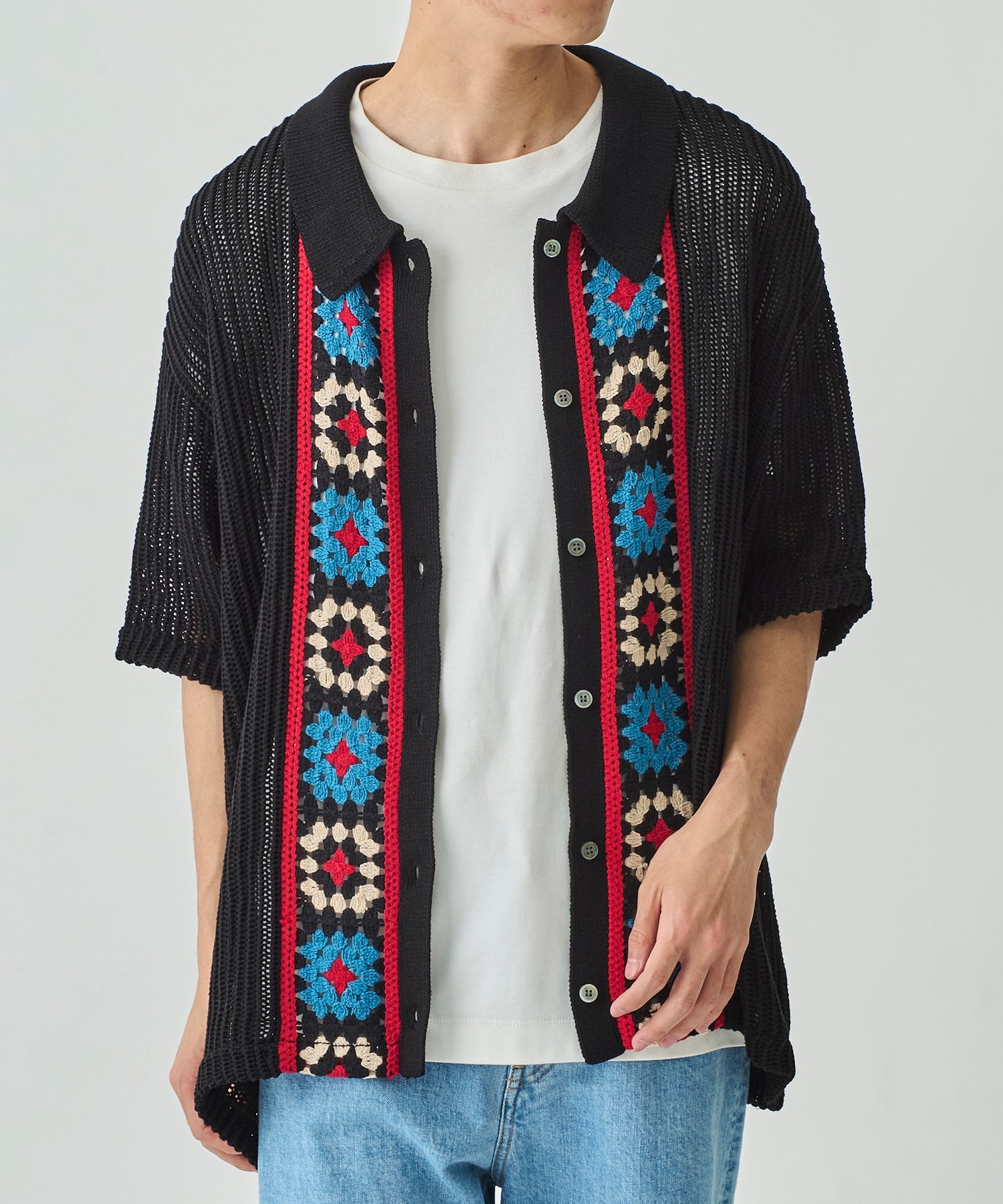 CROCHET LINE KNIT SHIRTS DISCOVERED