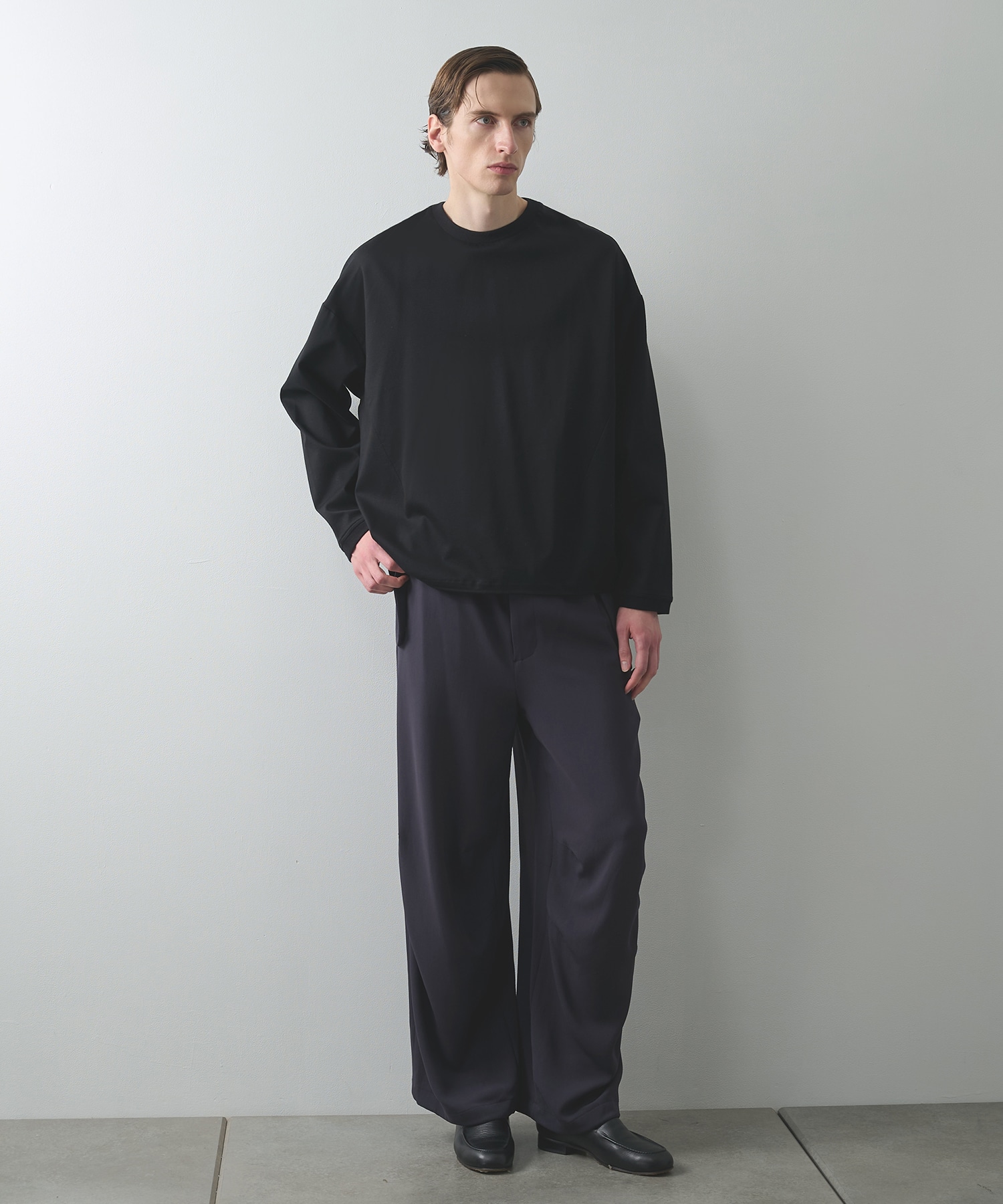 ESSENTIAL RELAX WIDE PANTS STUDIOUS