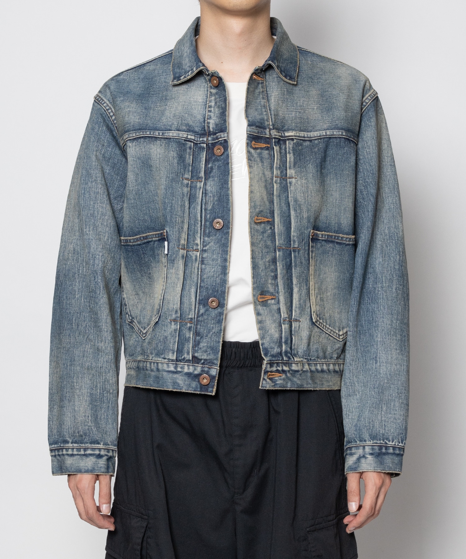 FADED MODERN DENIM JACKET SUGARHILL