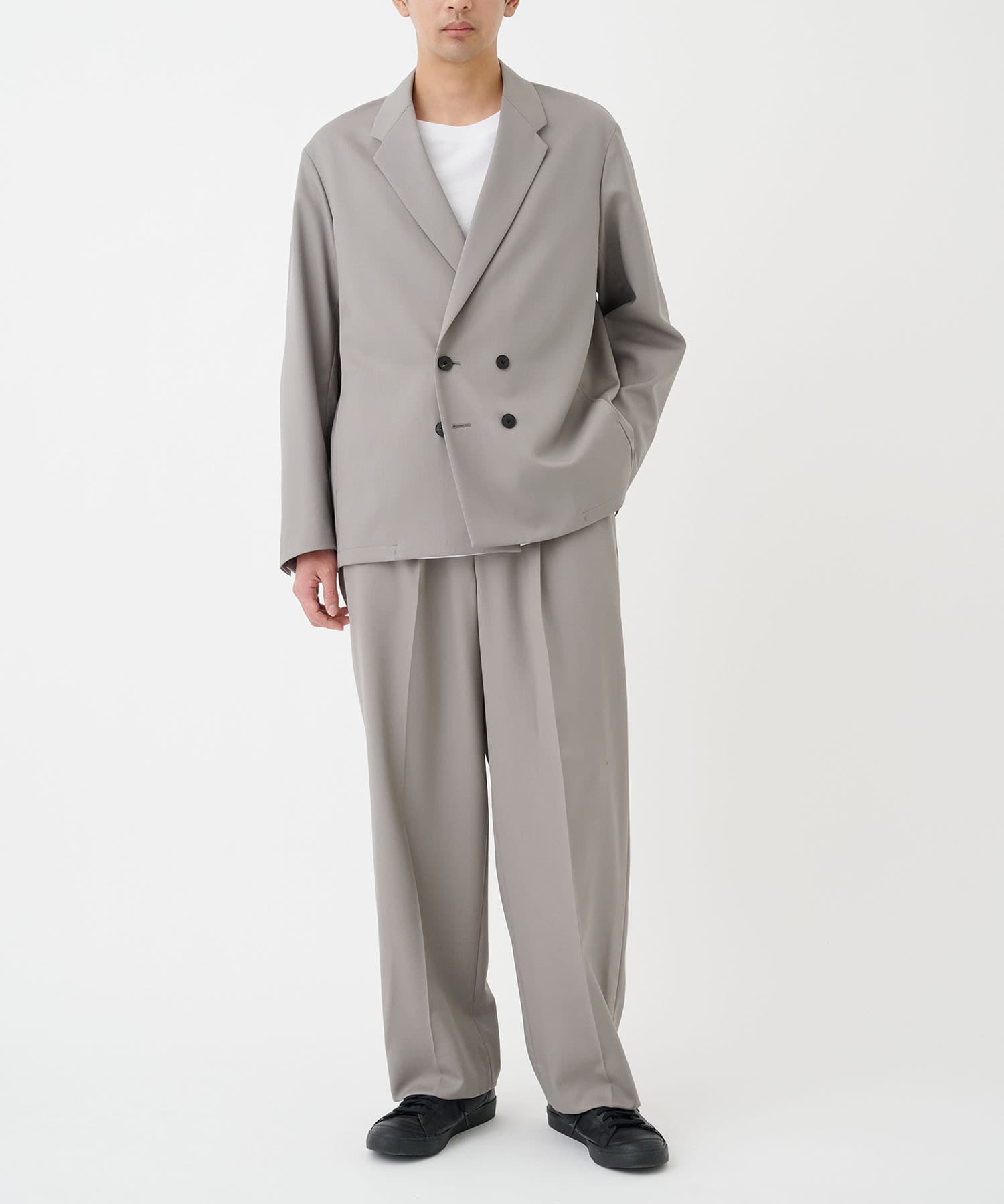 NO SEASON WASHABLEWOOL JACKET STUDIOUS