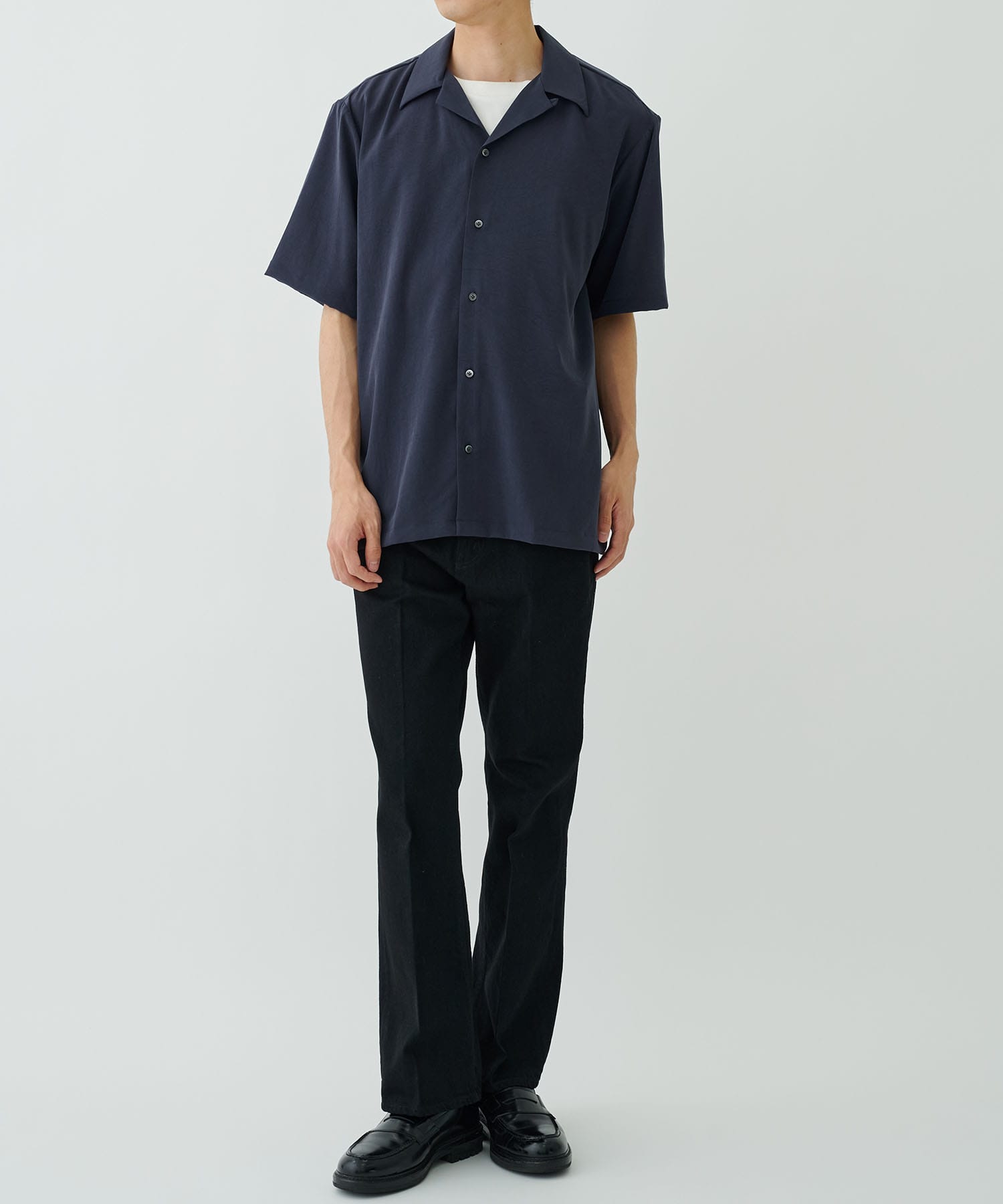 OPEN COLLAR S/S SHIRT RAINMAKER