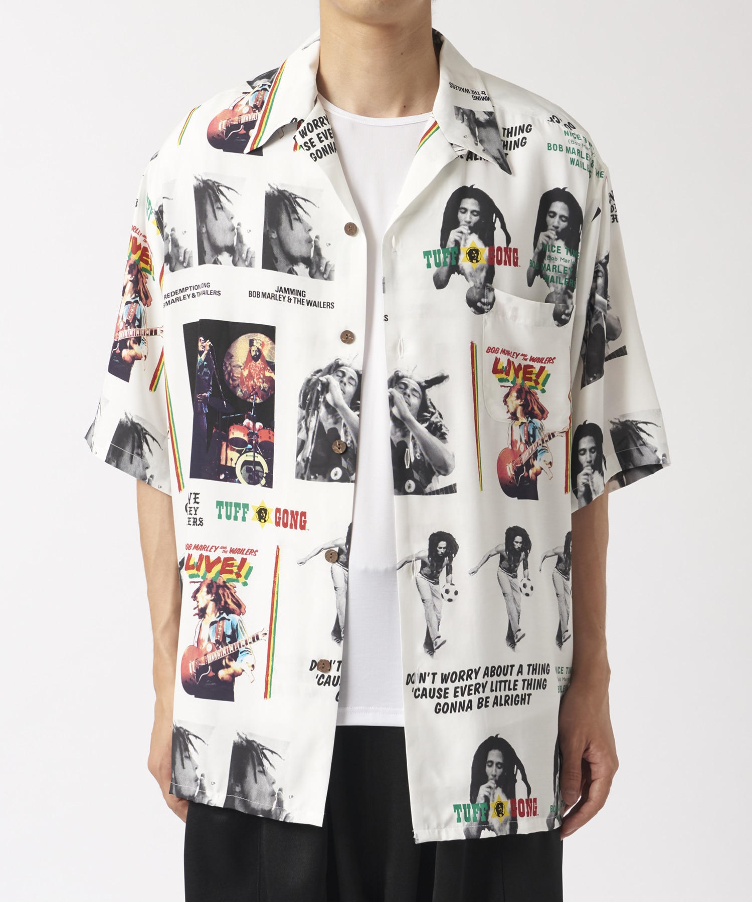 BOB MARLEY / HAWAIIAN SHIRT S/S ( TYPE-1 ) WACKO MARIA