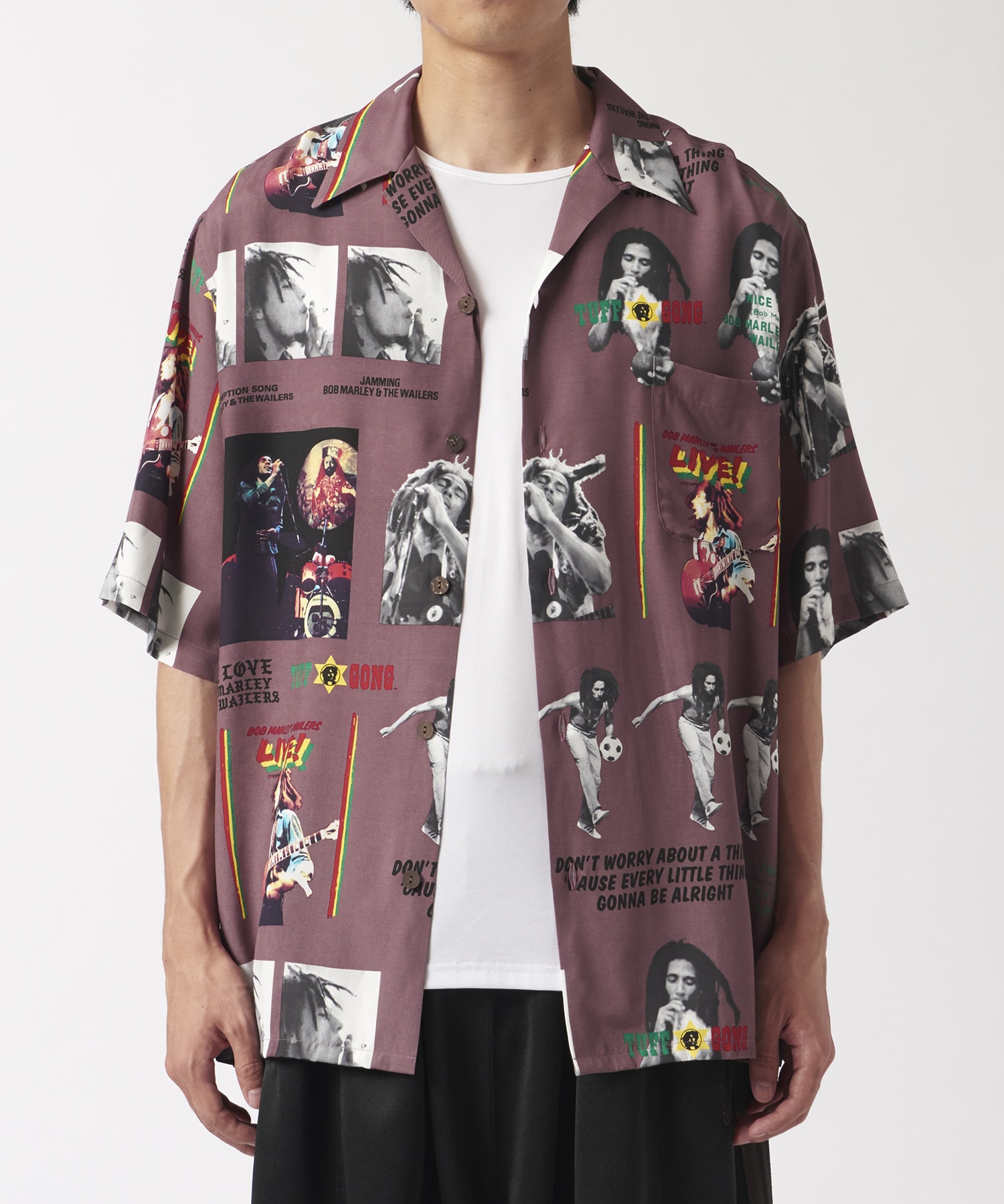 BOB MARLEY / HAWAIIAN SHIRT S/S ( TYPE-1 ) WACKO MARIA