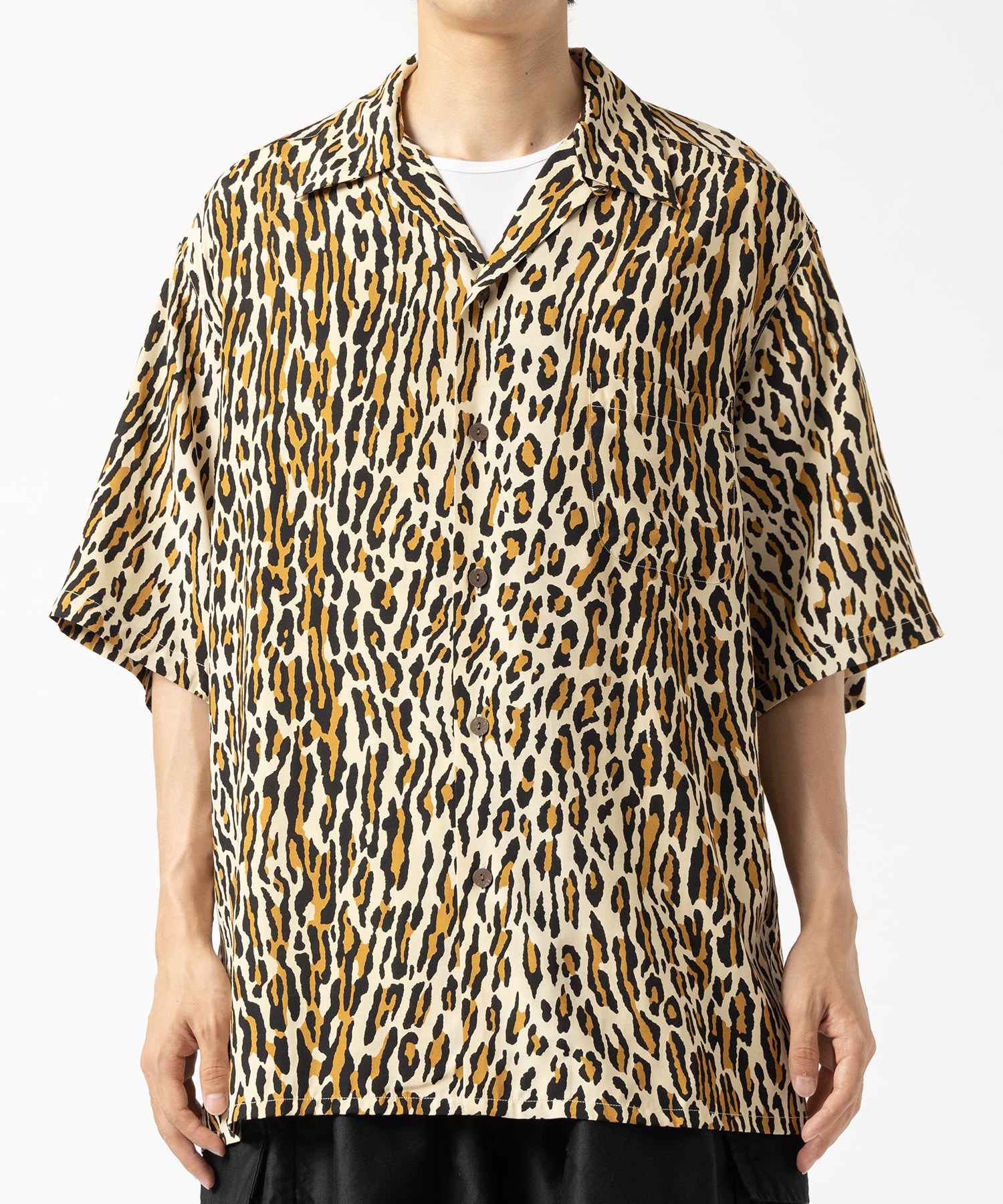 LEOPARD HAWAIIAN SHIRT S/S WACKO MARIA