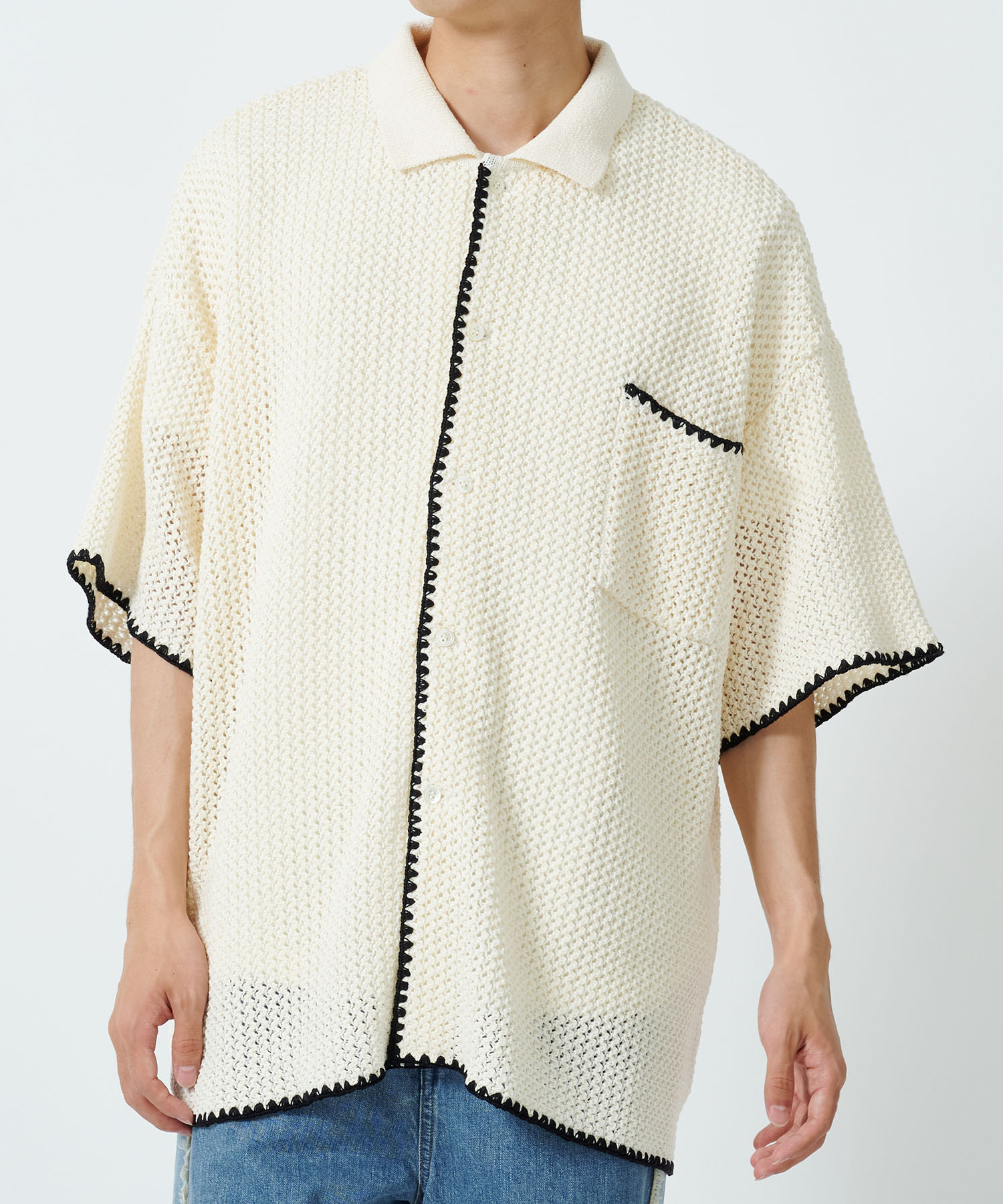 SHELL STITCH MESH KNIT SHIRTS DISCOVERED