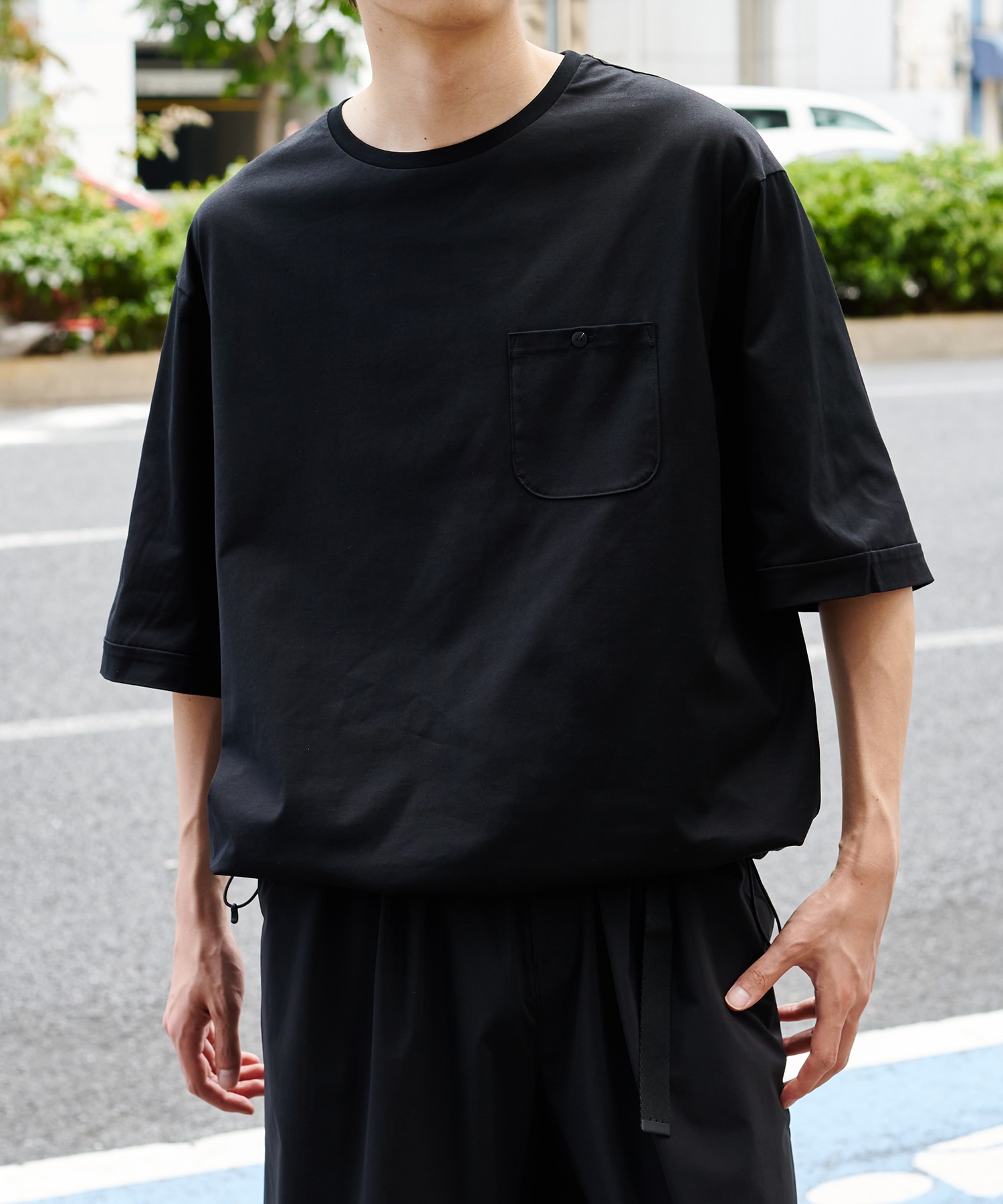 〈STUDIOUS×PUBLIC TOKYO〉ビューティーコットンコードTEE STUDIOUS