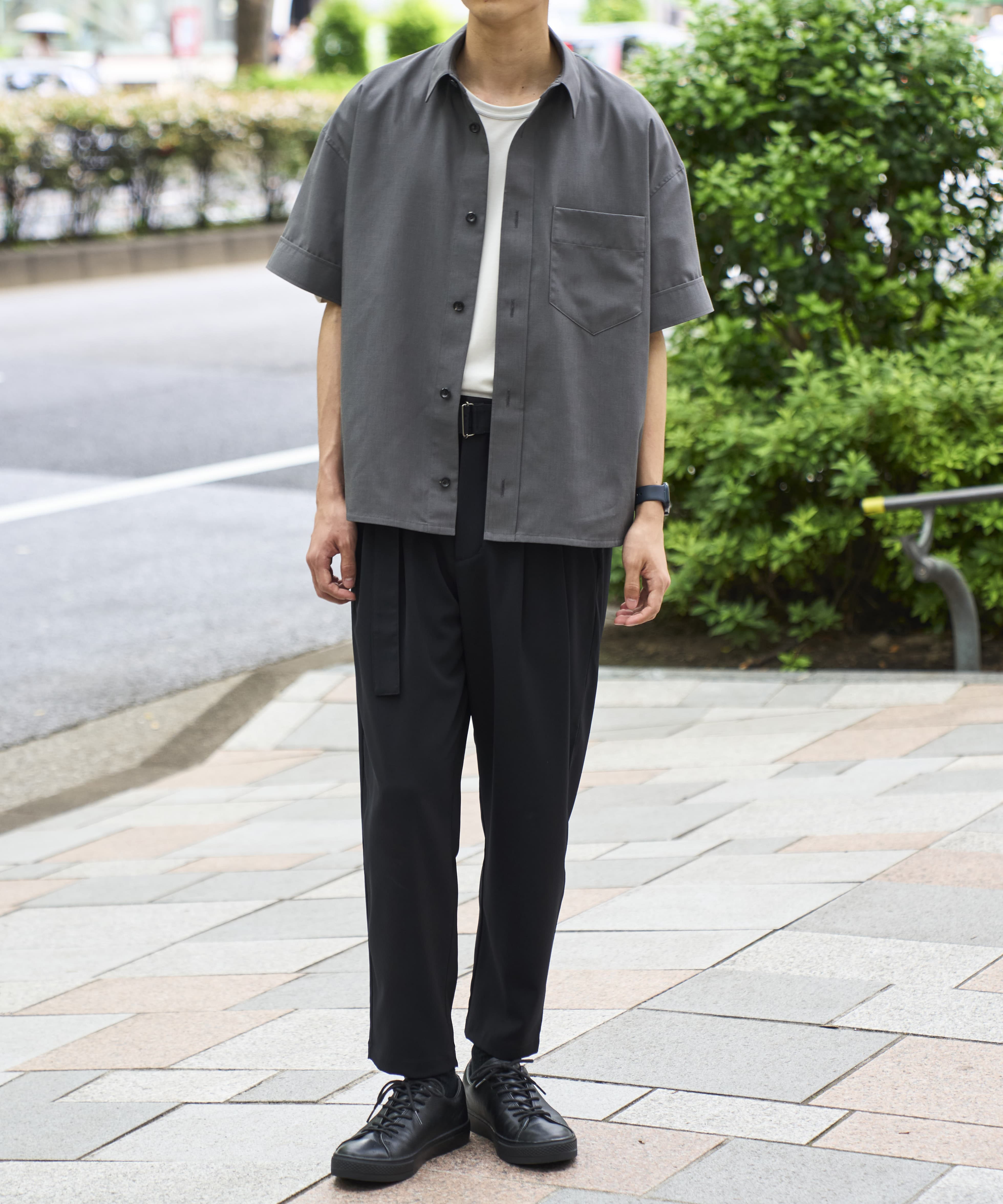 〈別注〉 Belted Wide Slacks ATTACHMENT