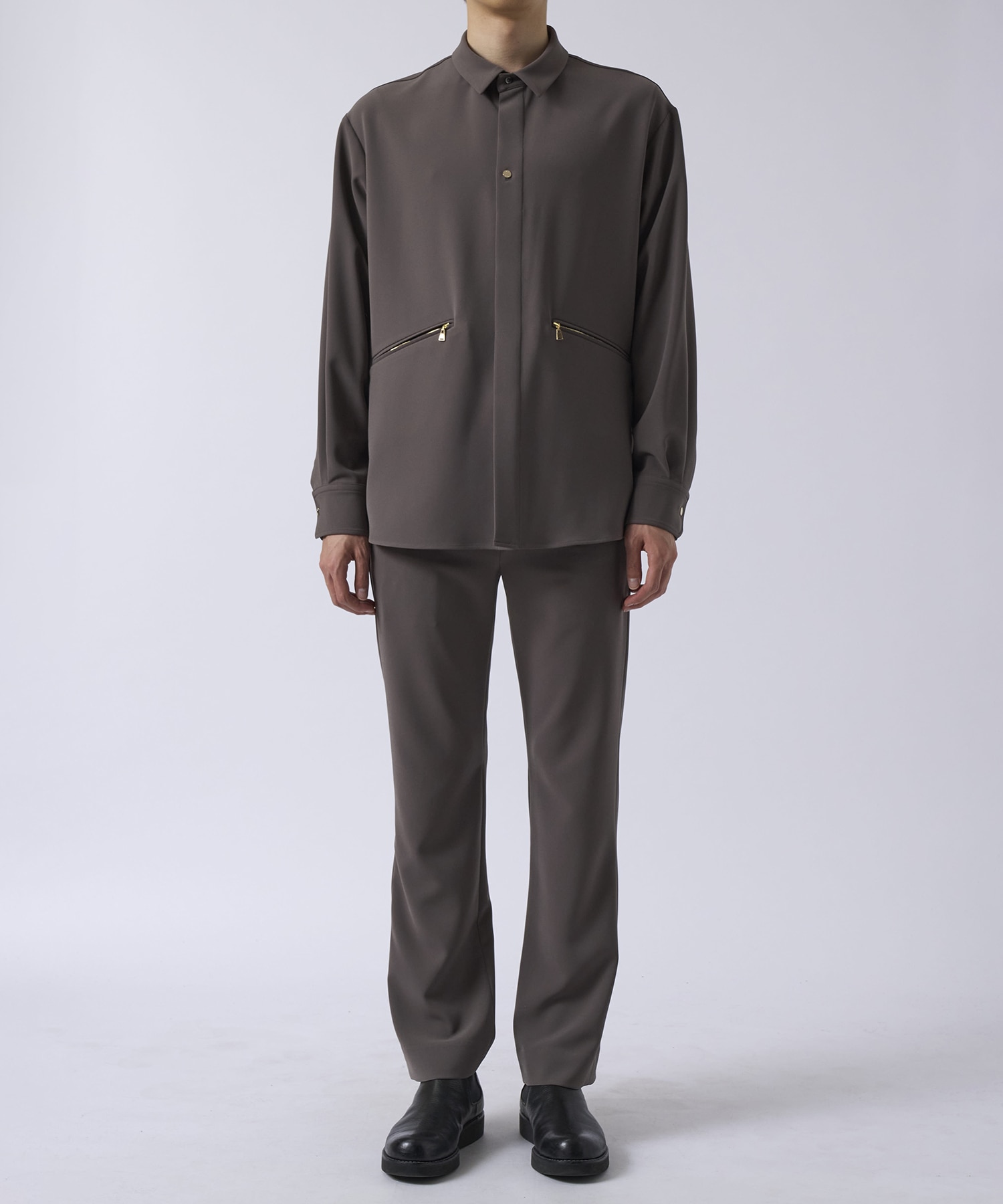 Double Cloth Zip Pocket Shirt CULLNI