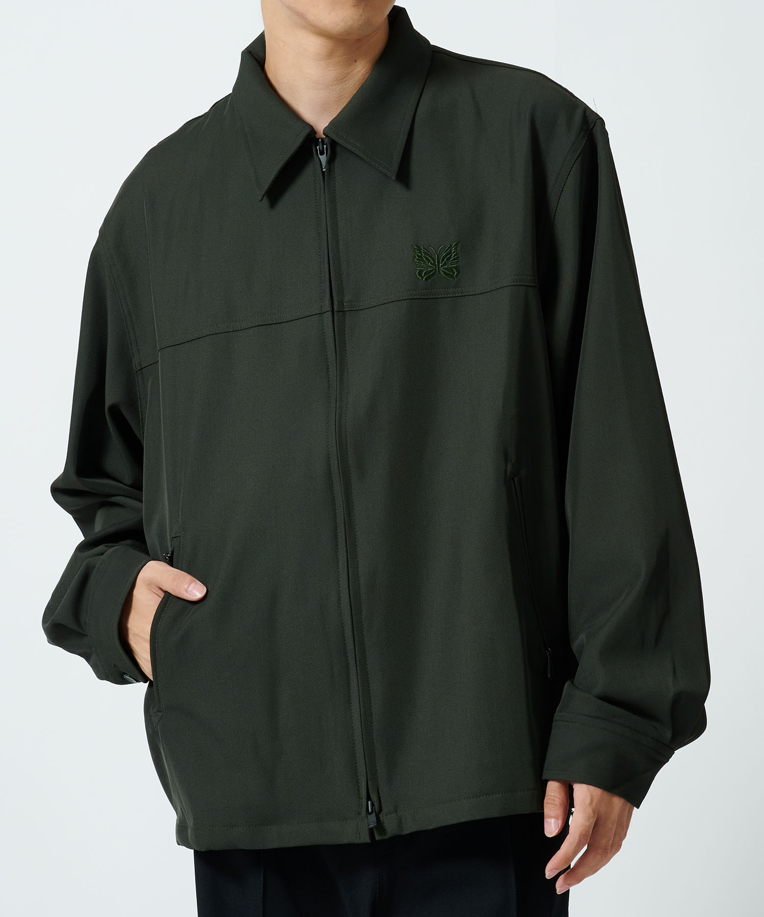 Work Jacket - PE/R/PU Cavalry Twill NEEDLES