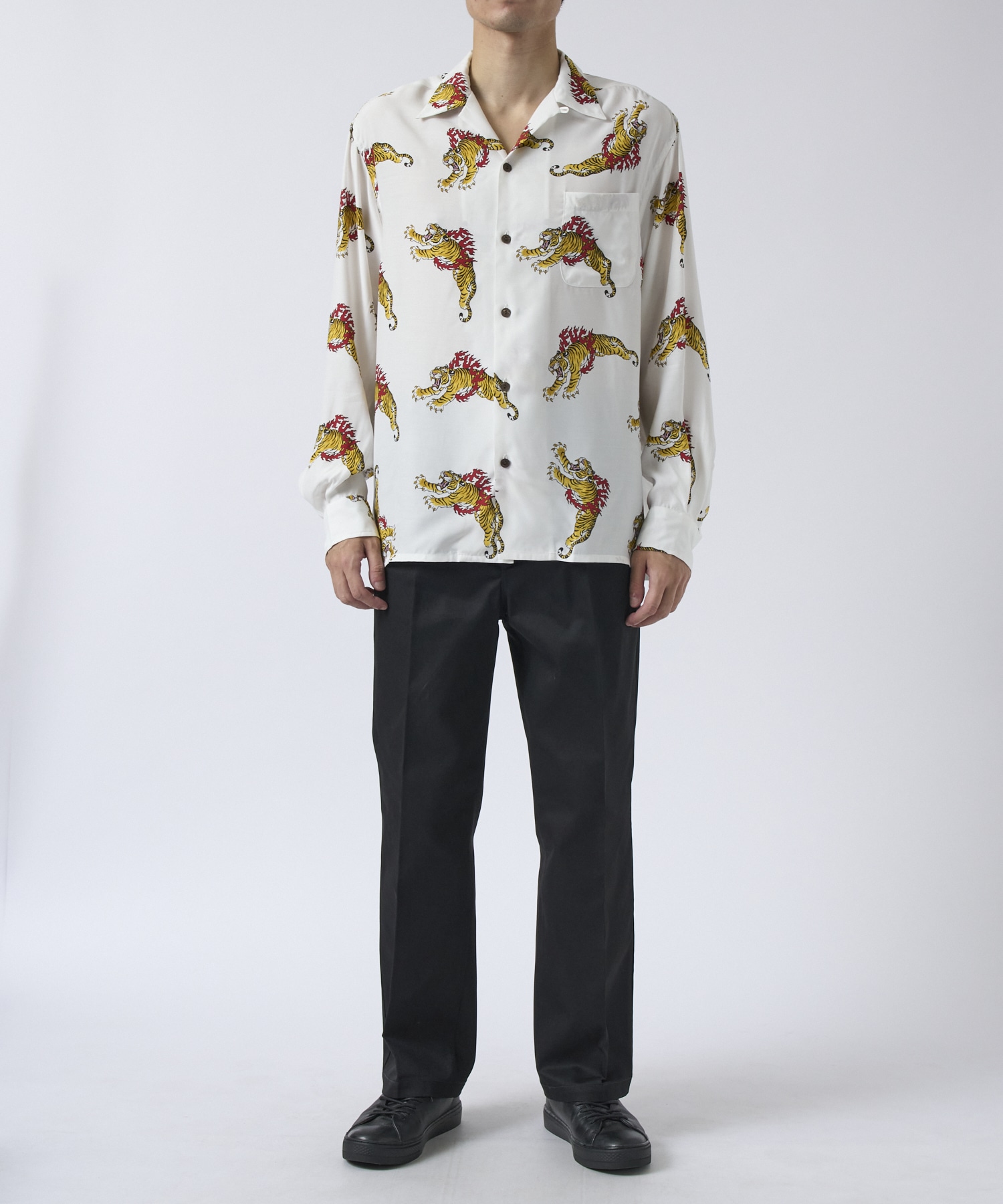 TIM LEHI / HAWAIIAN SHIRT L/S WACKO MARIA