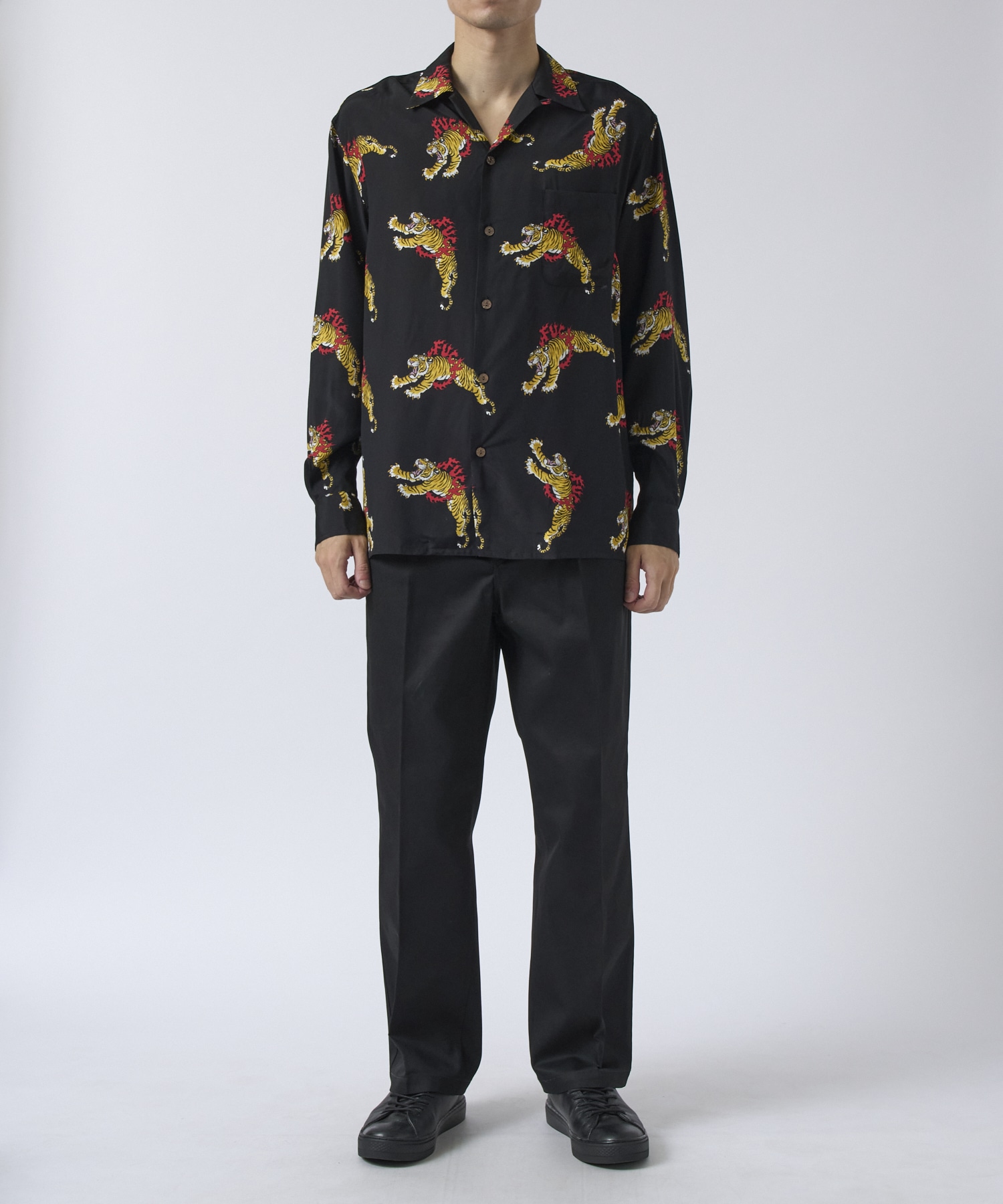 TIM LEHI / HAWAIIAN SHIRT L/S WACKO MARIA