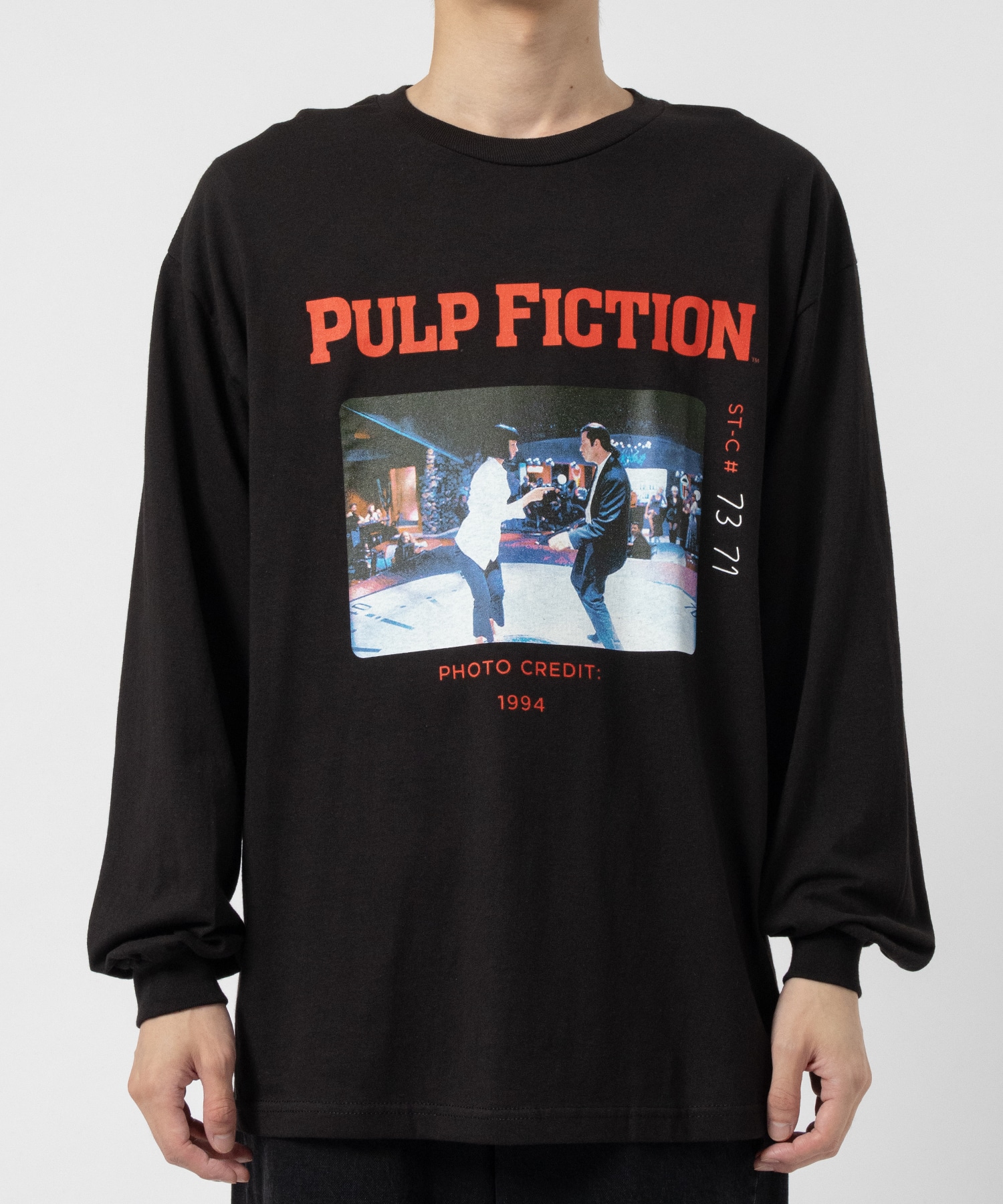 PULP FICTION / CREW NECK LONG SLEEVE T-SHIRT ( TYPE-1 ) WACKO MARIA