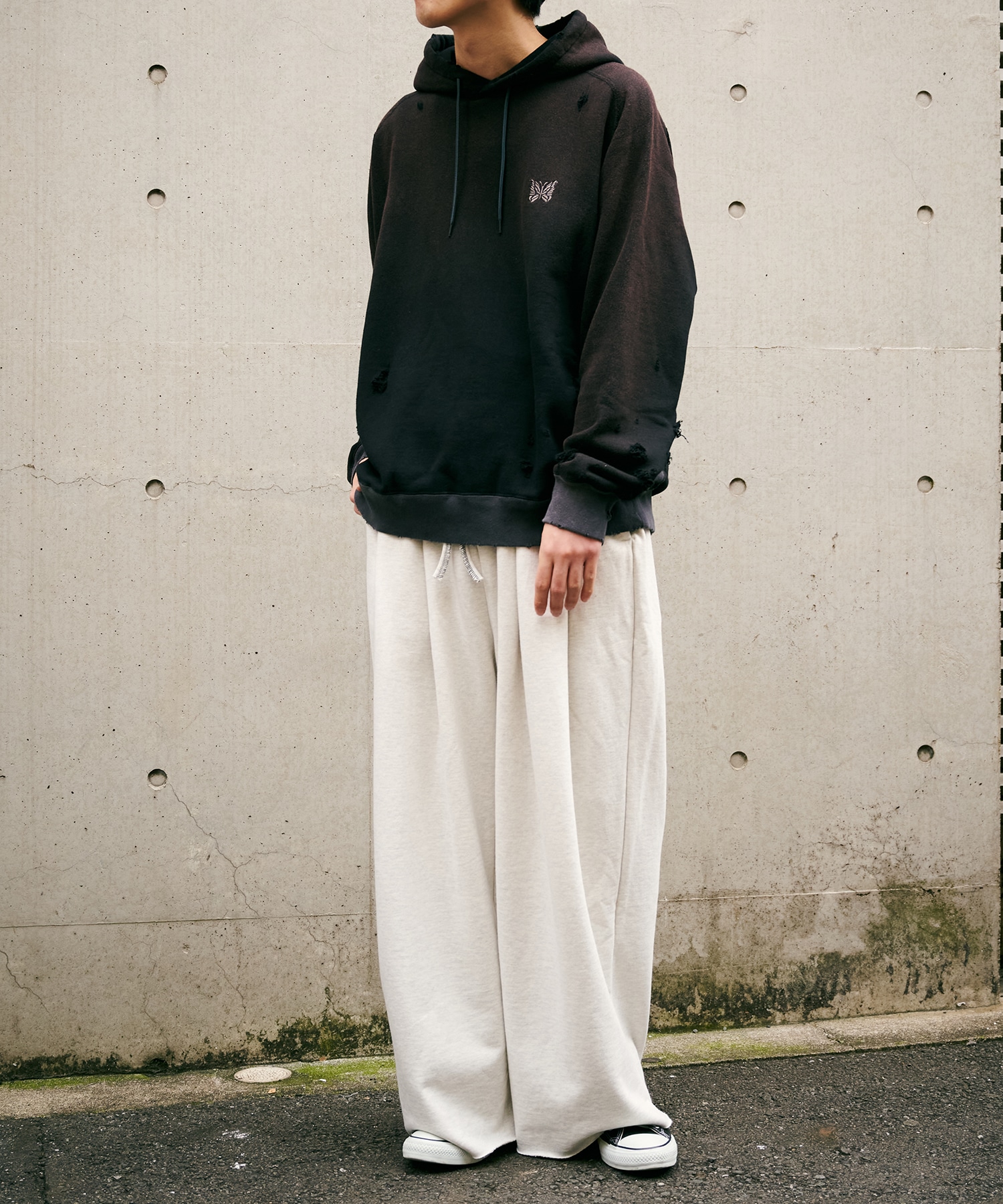 〈別注〉2-Tone Sweat Hoodie NEEDLES