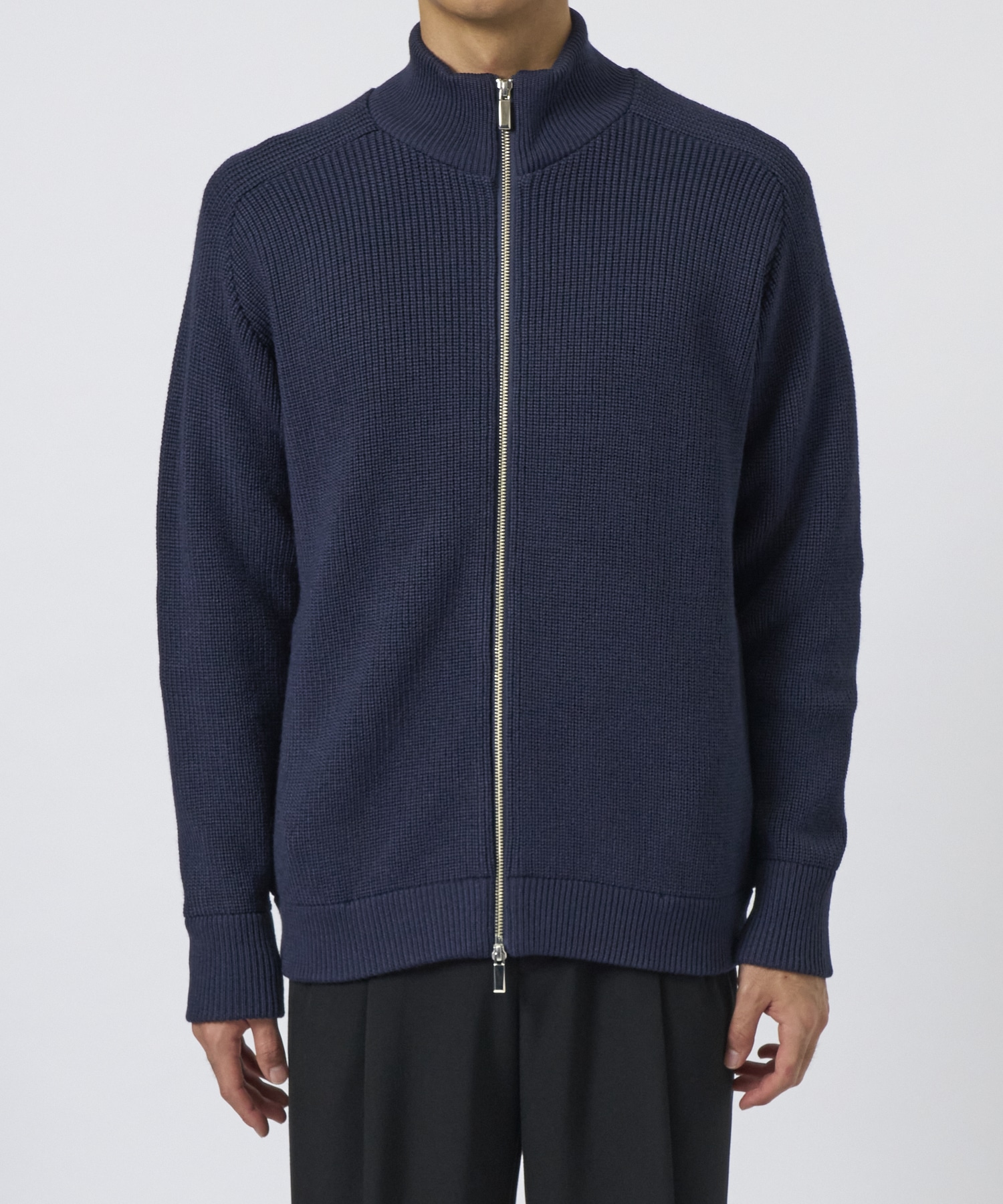 WOOL ZIP DRIVERS KNIT STUDIOUS