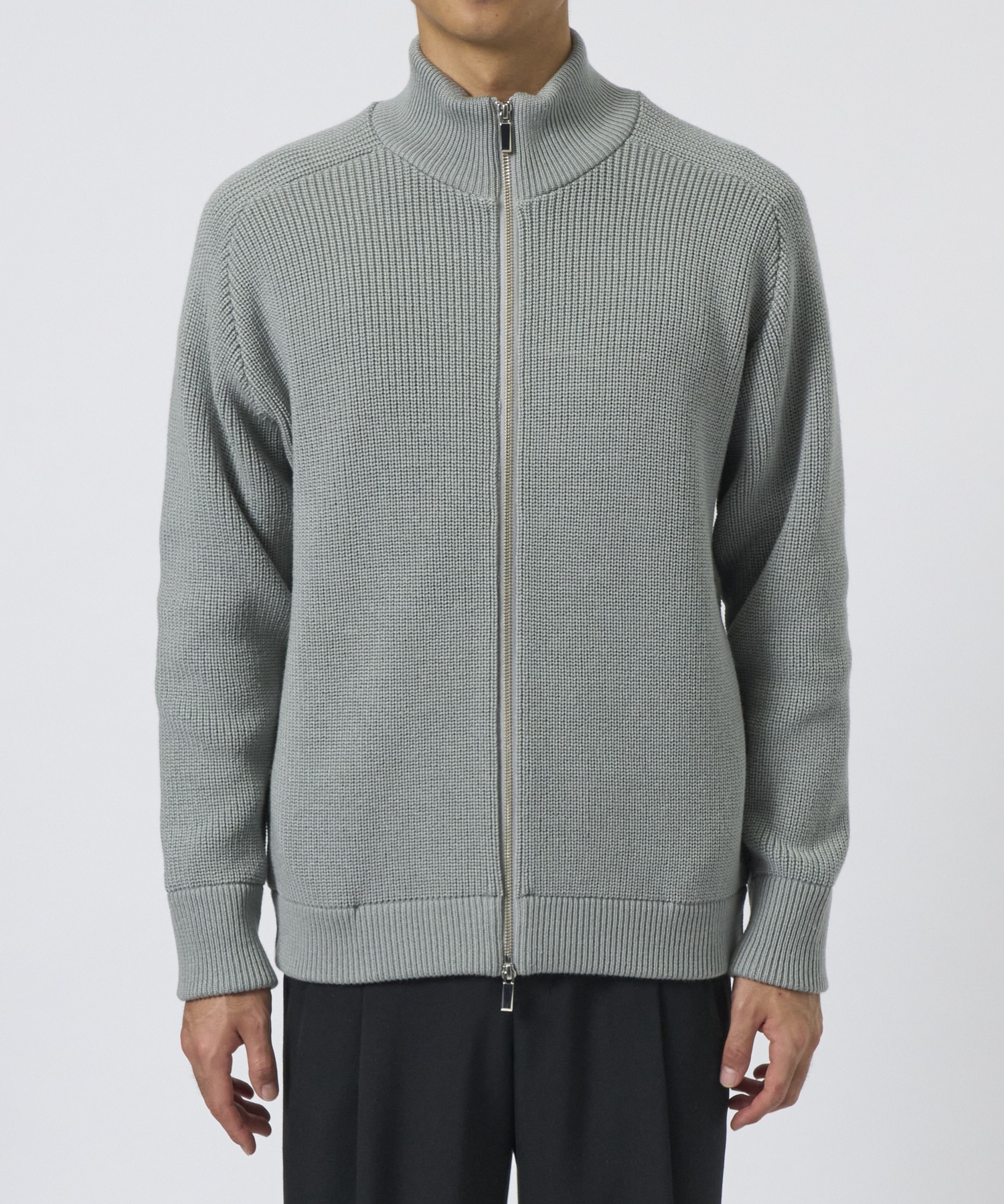 WOOL ZIP DRIVERS KNIT STUDIOUS