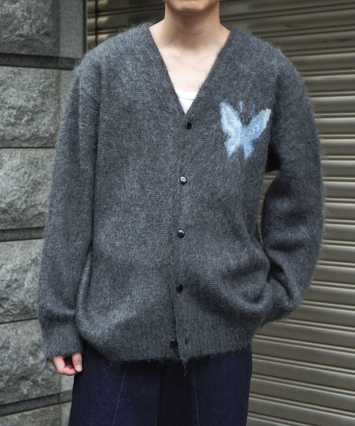 〈別注〉 Mohair Cardigan - Papillon1 NEEDLES