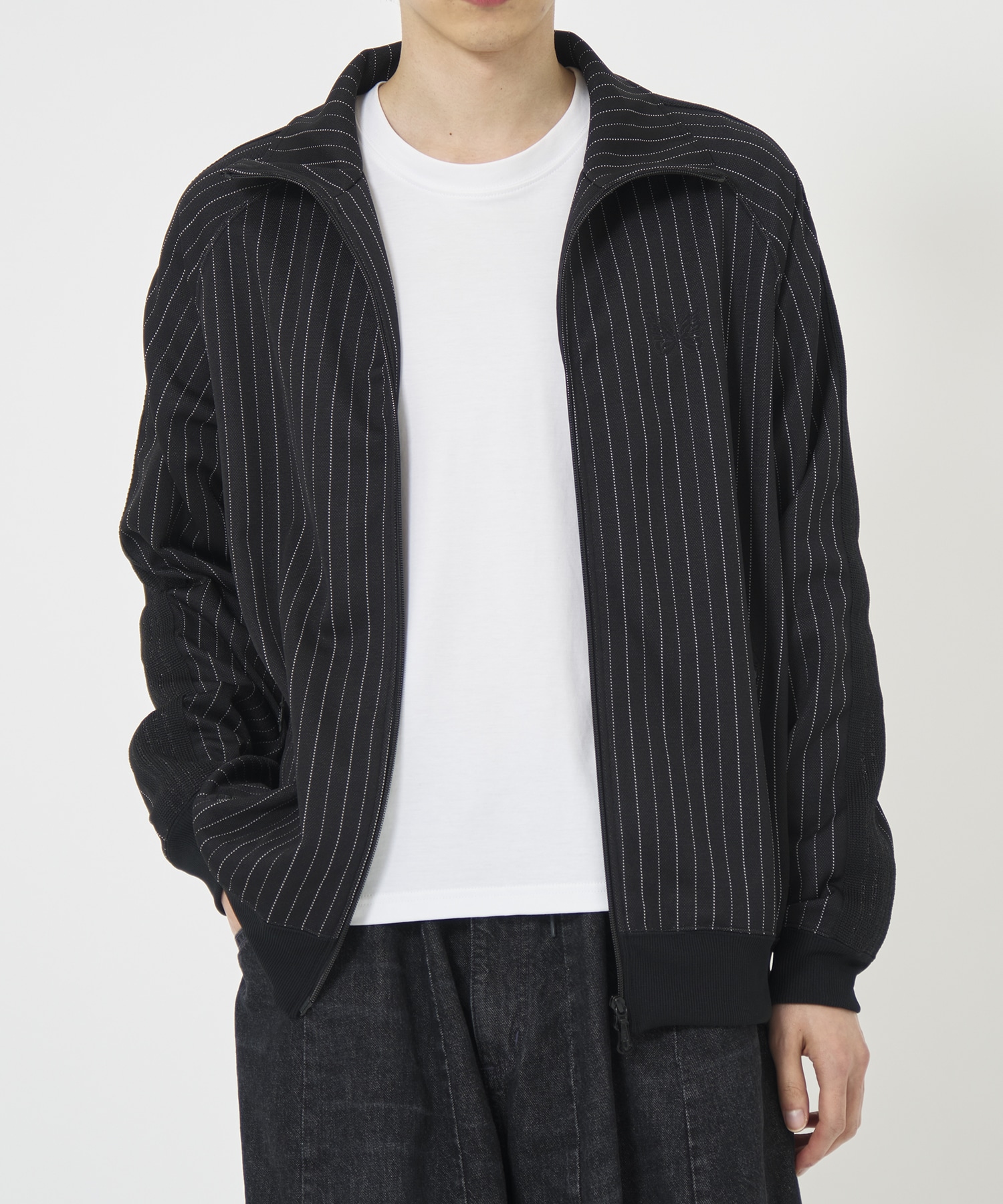 〈別注〉Track Jacket - Poly Jq / Braiding NEEDLES