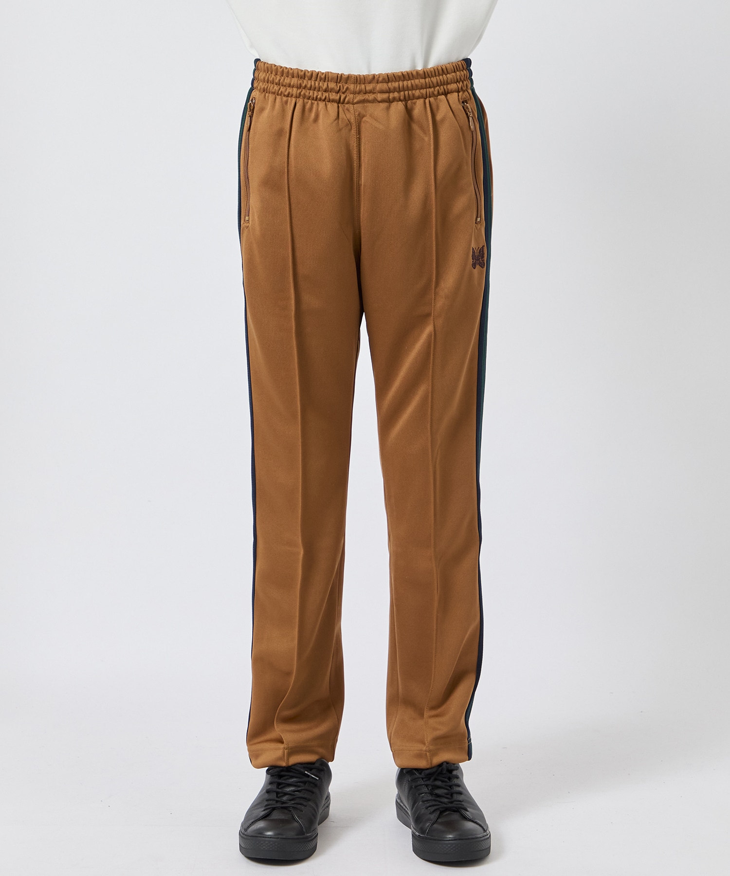 〈別注〉Narrow Track  Pant - Poly Smooth NEEDLES