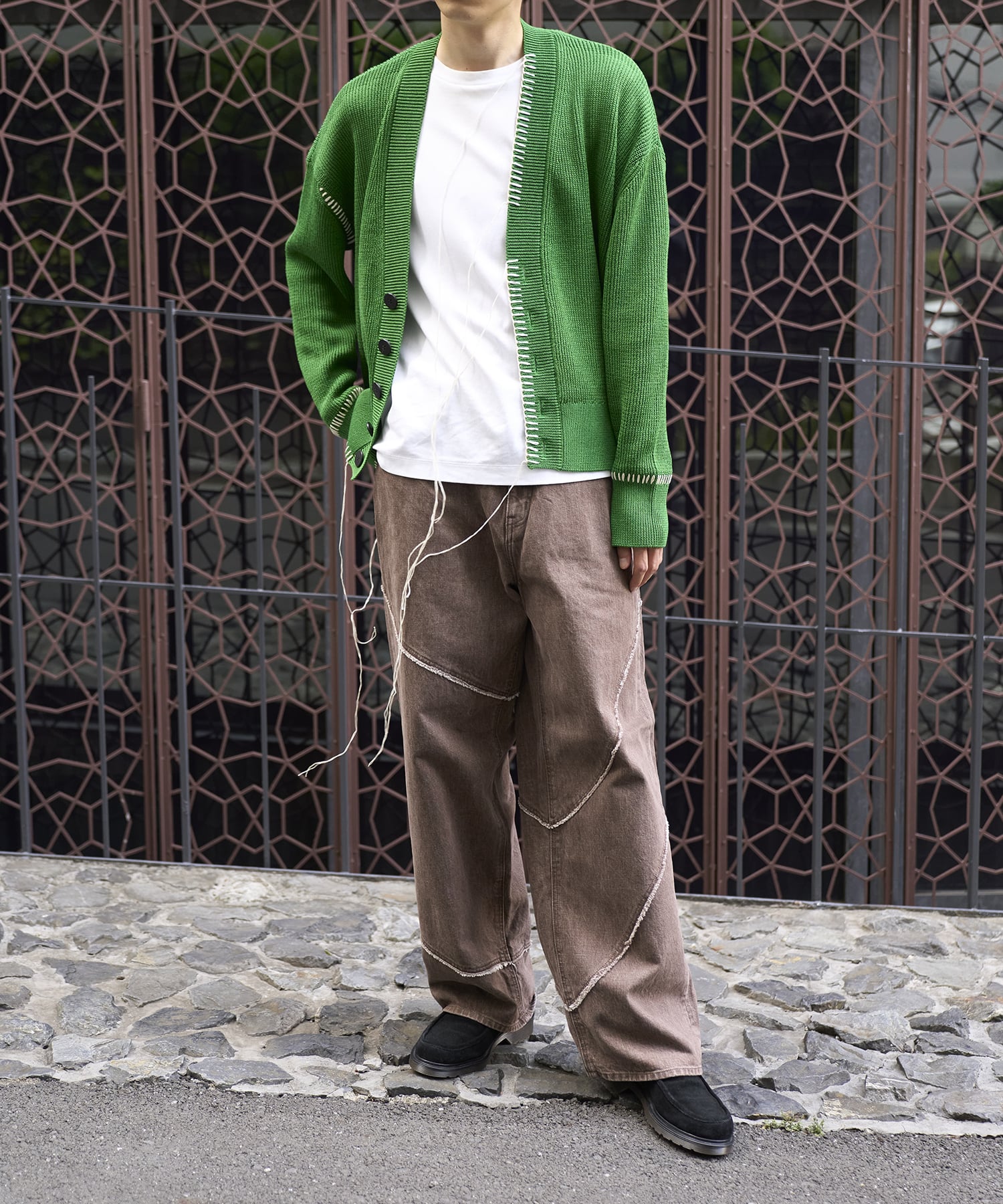 COLOR　DISTORETED　DENIM　PANTS JieDa