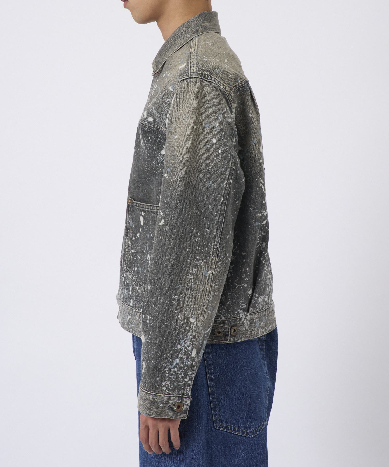 MOLDED DENIM JACKET SUGARHILL