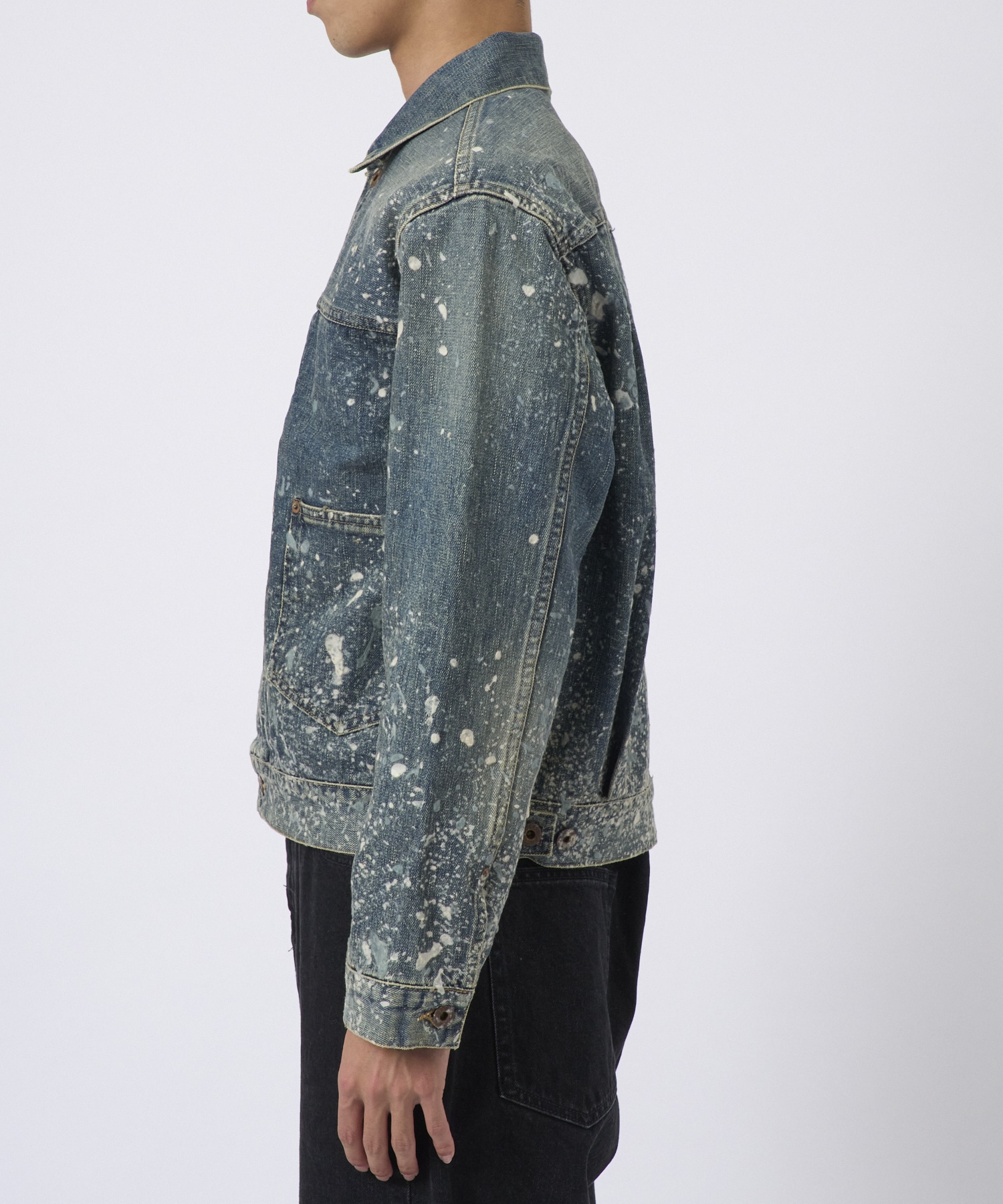 MOLDED DENIM JACKET SUGARHILL