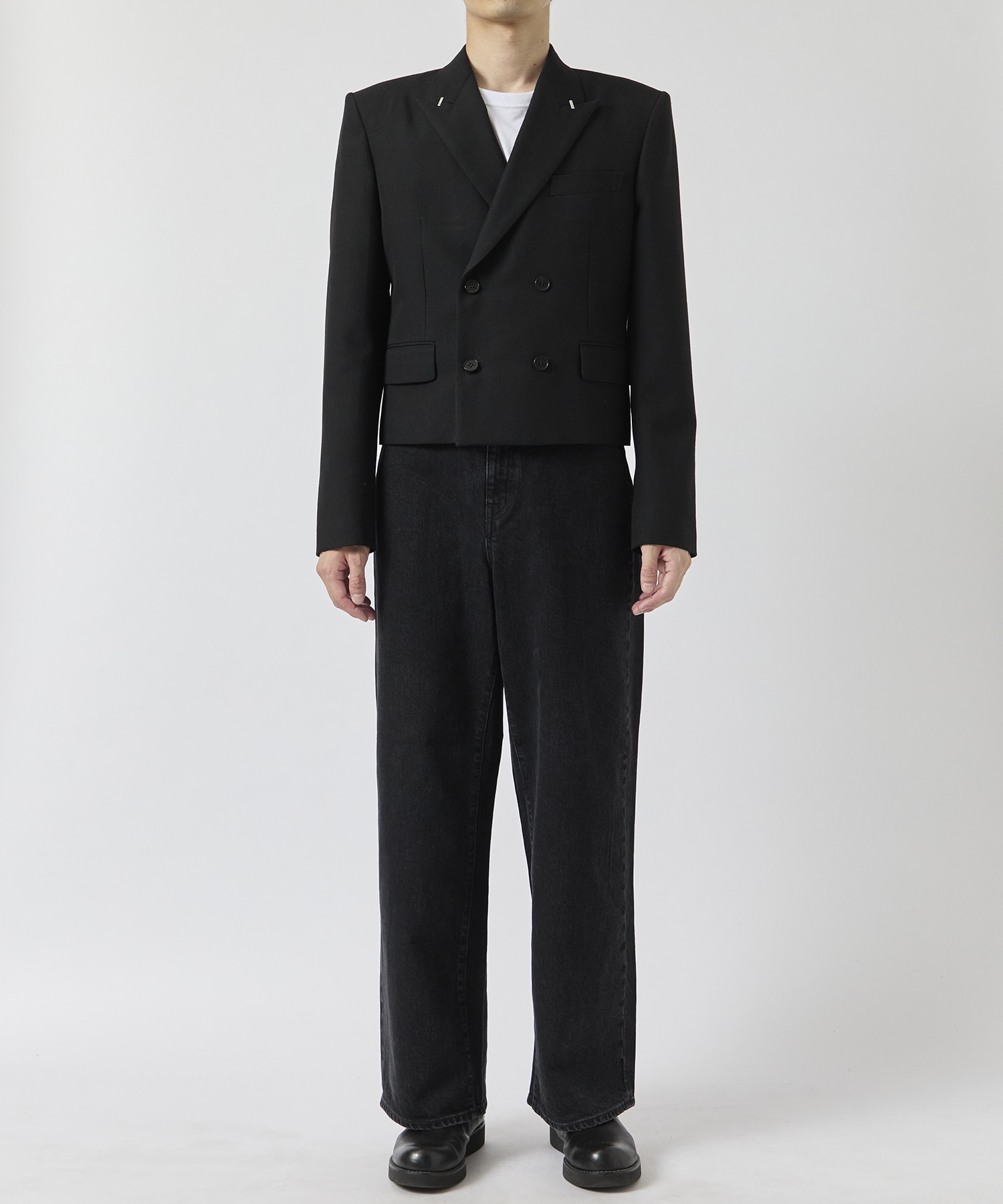 WOOL GABARDINE SPENCER JACKET JOHN LAWRENCE SULLIVAN