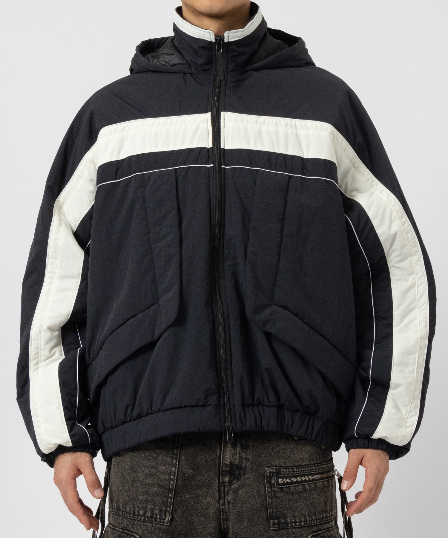 Puffer Two Tone Track Jacket BASICKS