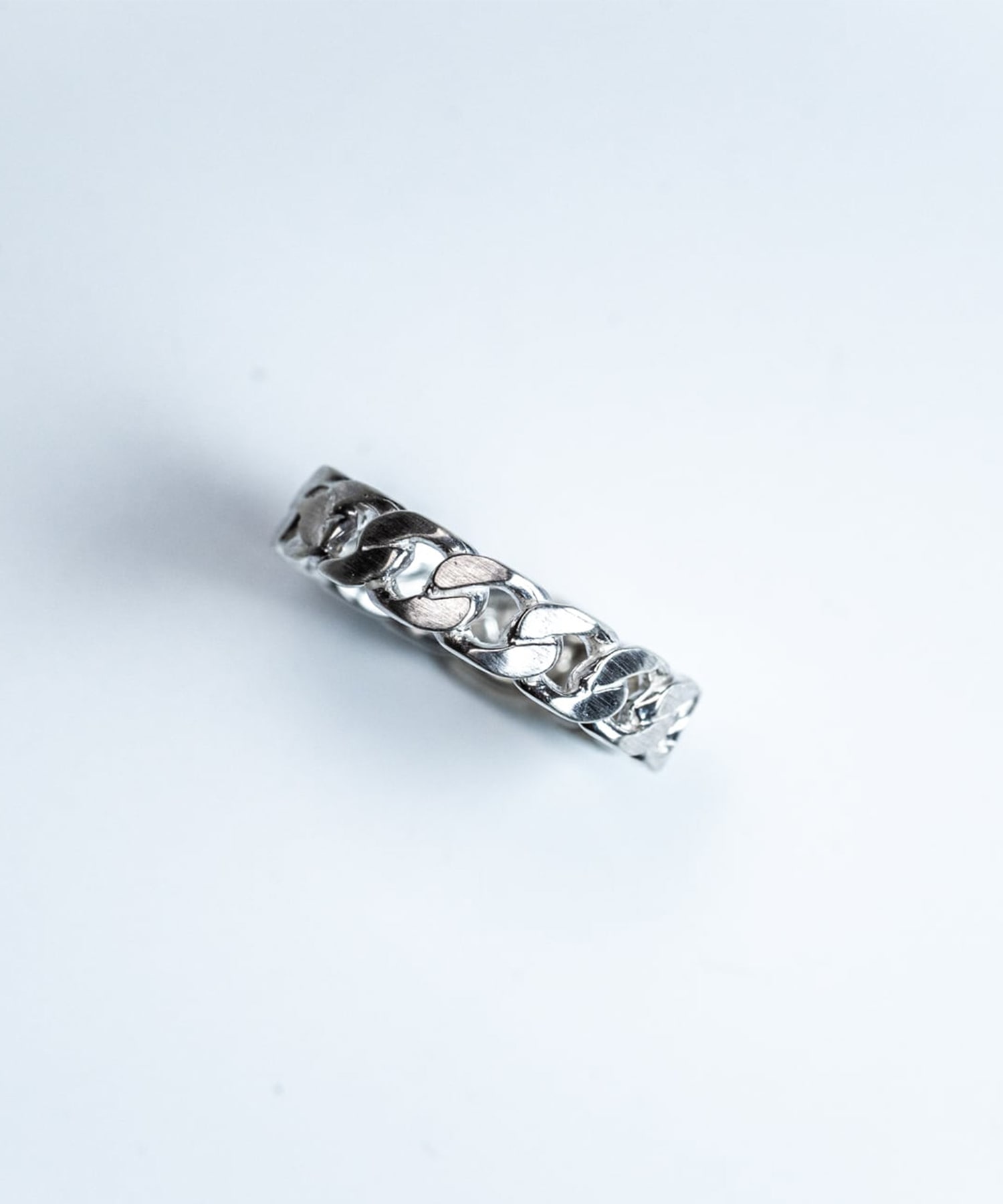 R-048 Gourmette(グルメット) Chain ring S WAKAN SILVER SMITH
