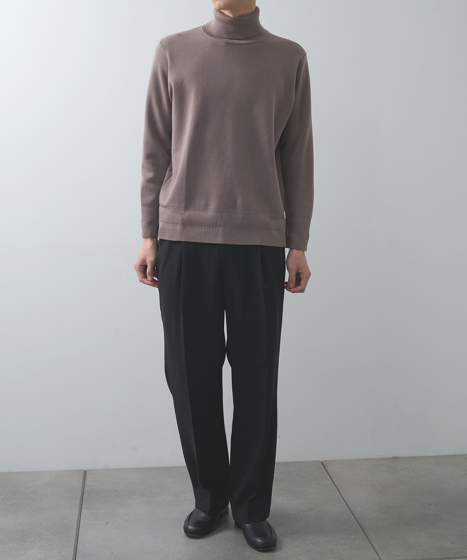 新・奇跡のタートルネックニット WRAPINKNOT