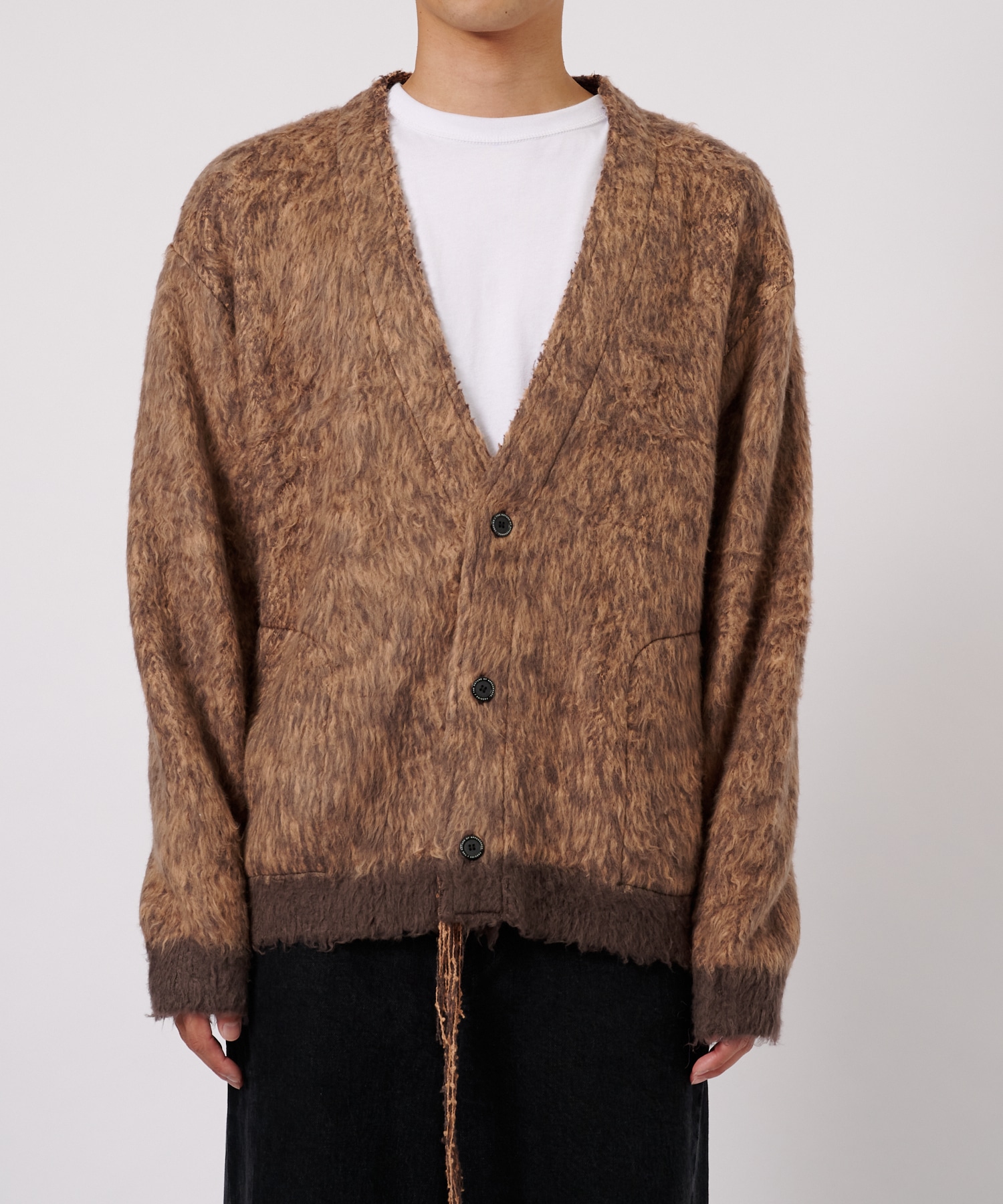 MIX COLOR SHAGGY CARDIGAN FACCIES