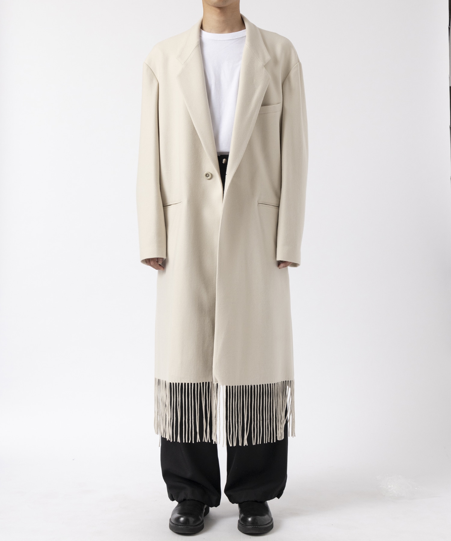 Side Slit Fringe Long JKT UJOH HOMME