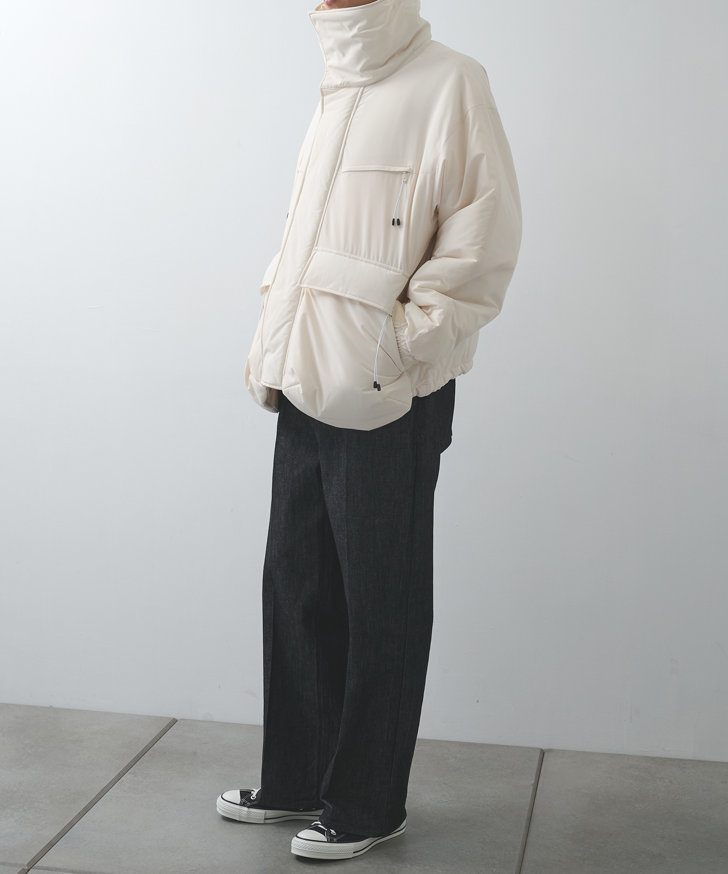 LIGHTWEIGHT FILLED HOODIE BLOUSON FACCIES