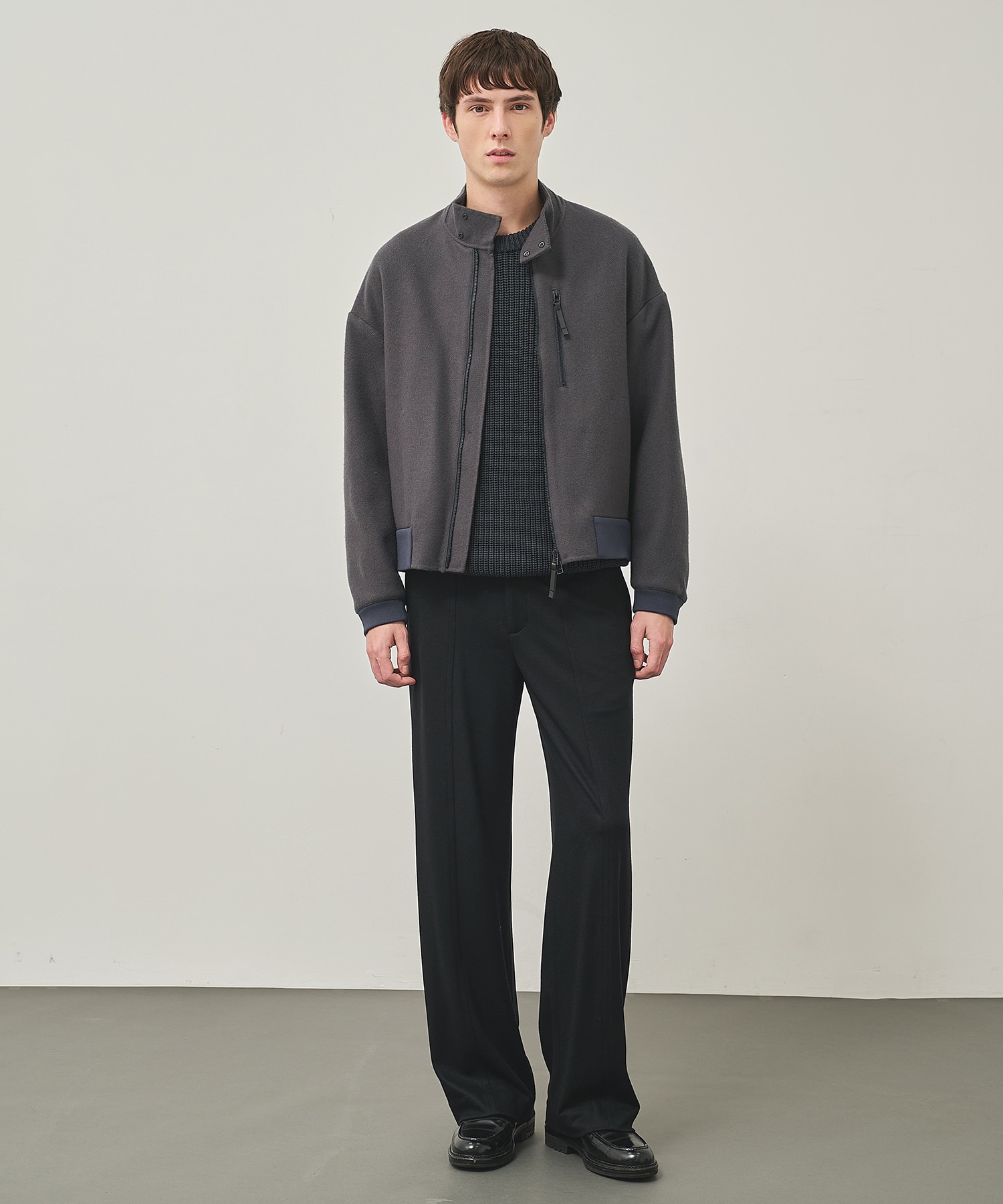 RIVER MELTON HARRINGTON JACKET STUDIOUS