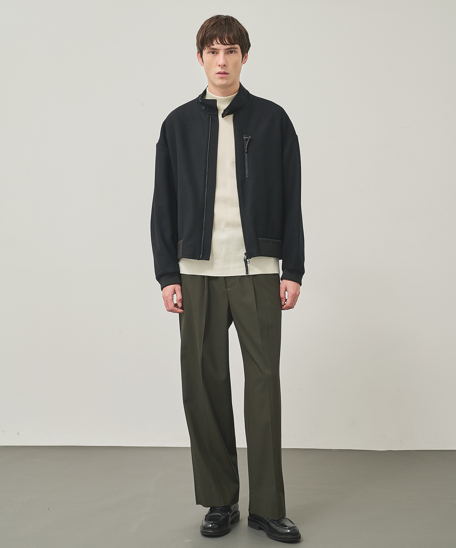 RIVER MELTON HARRINGTON JACKET STUDIOUS
