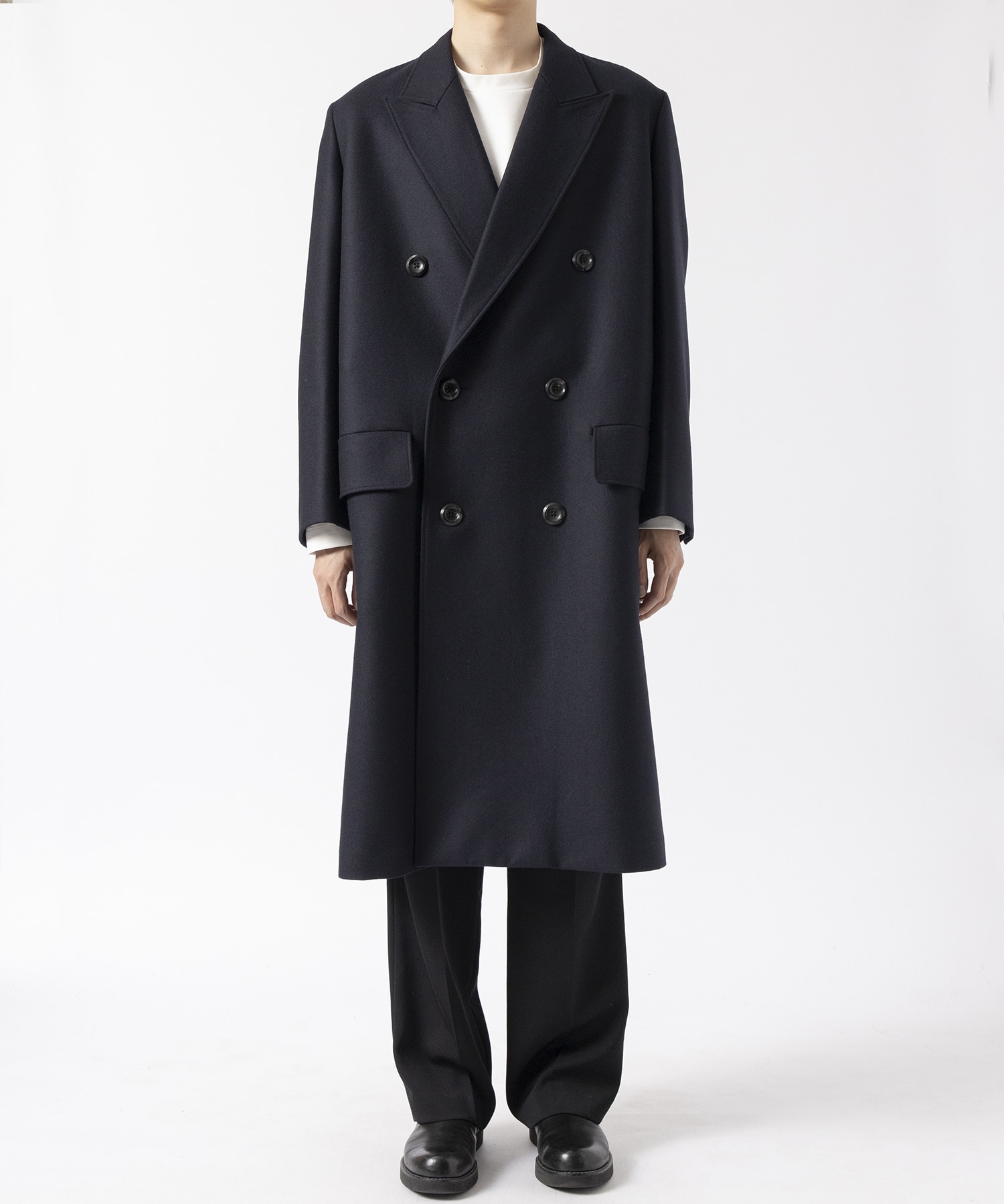 THE DOUBLE PEAKED TAILORED COAT THE RERACS