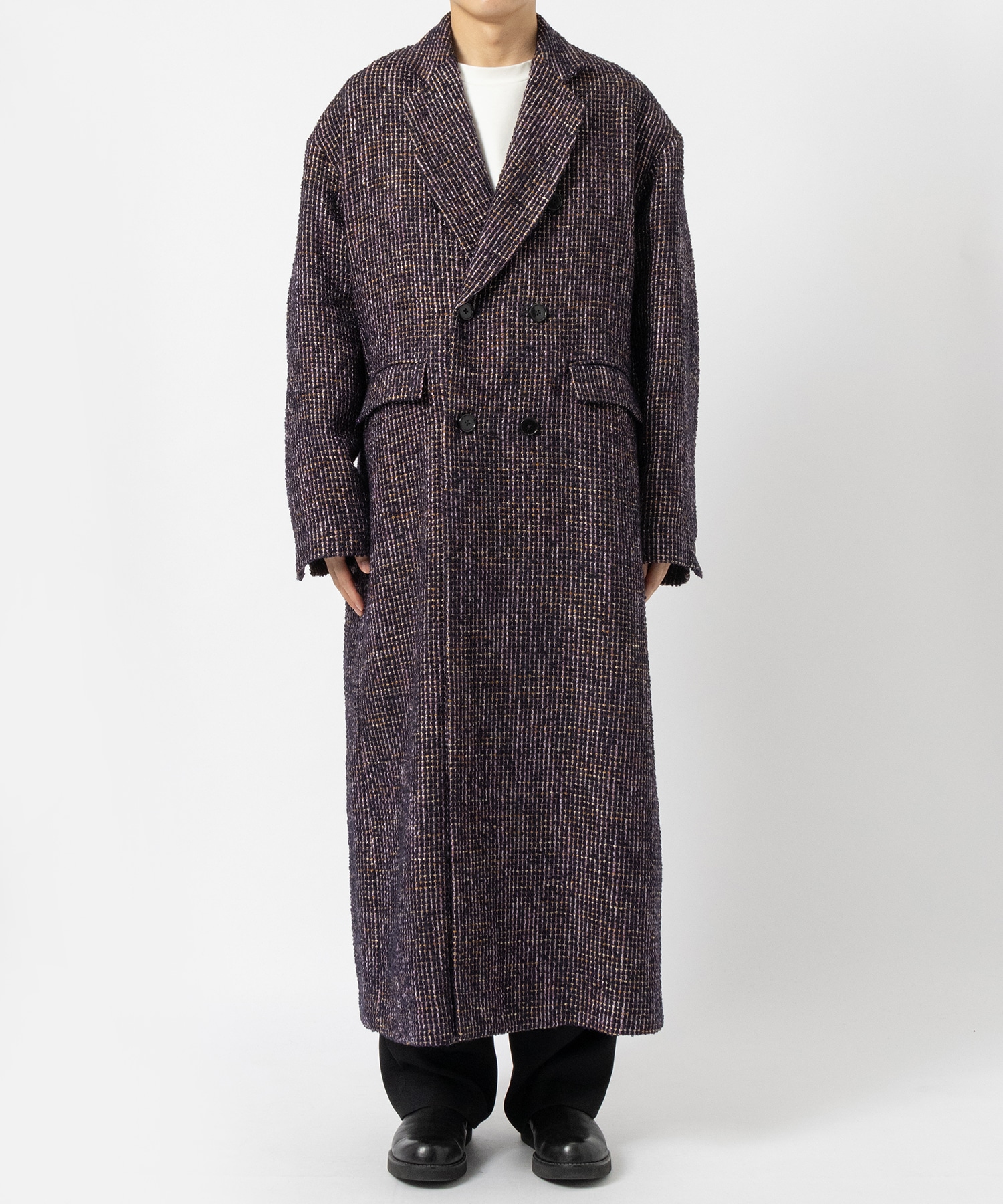 LOOP TWEED EXTREME OVER COAT JUHA