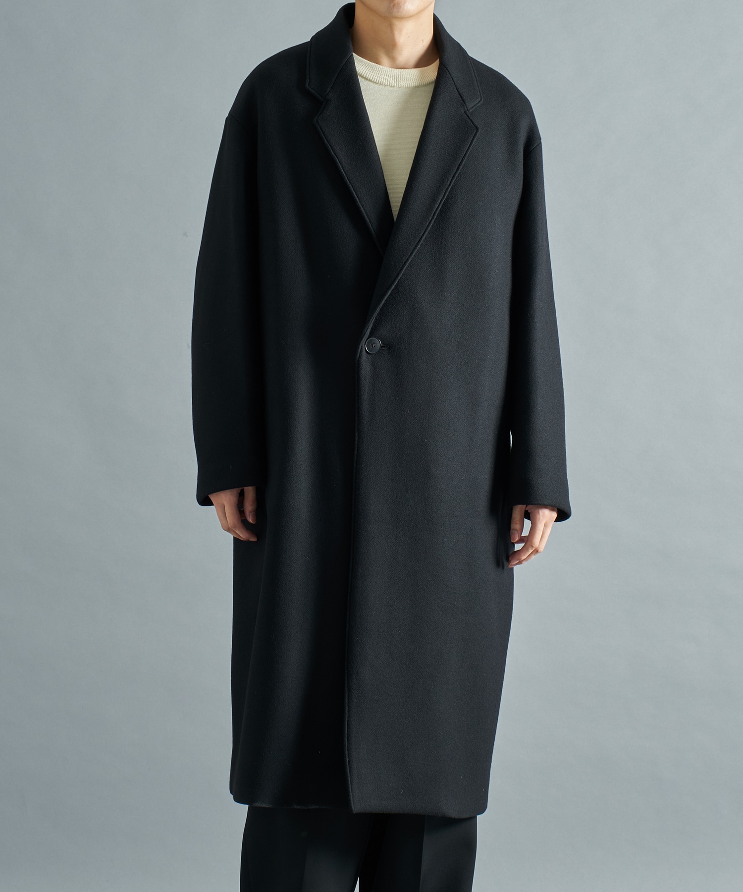 MELTON CHESTER COAT STUDIOUS