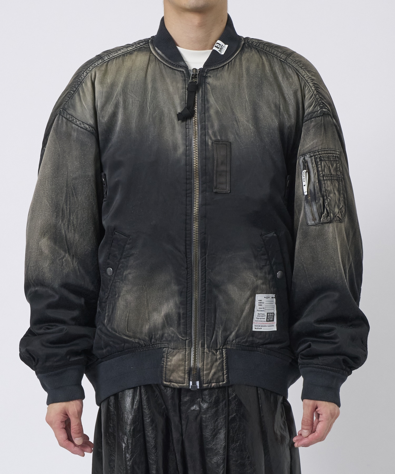 AGED FLIGHT JACKET Maison MIHARA YASUHIRO