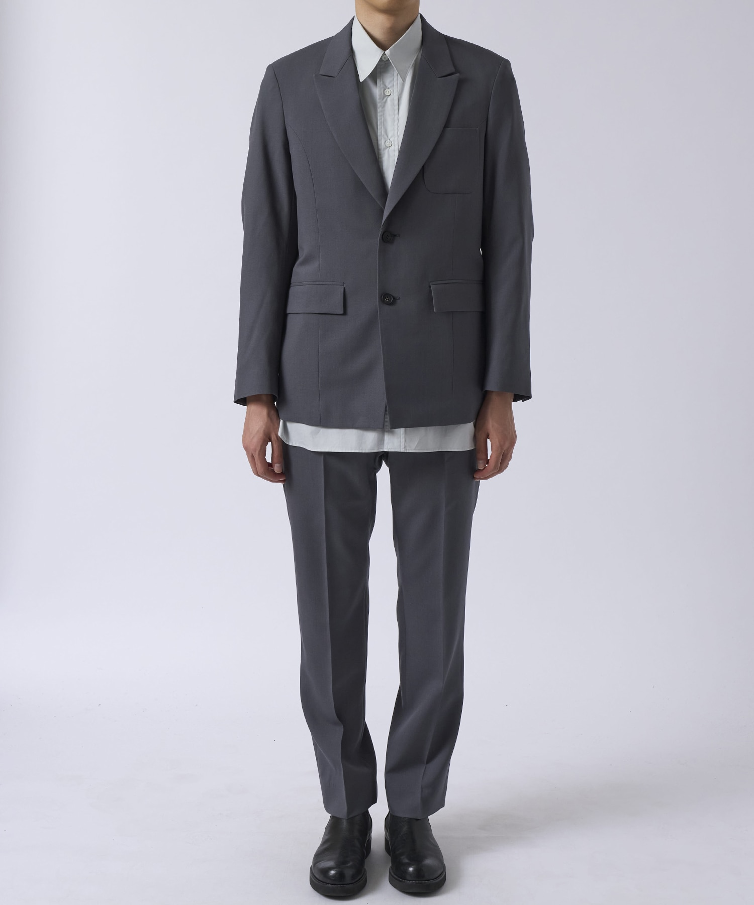 Water-repellent Wool Tailored Jacket MATSUFUJI