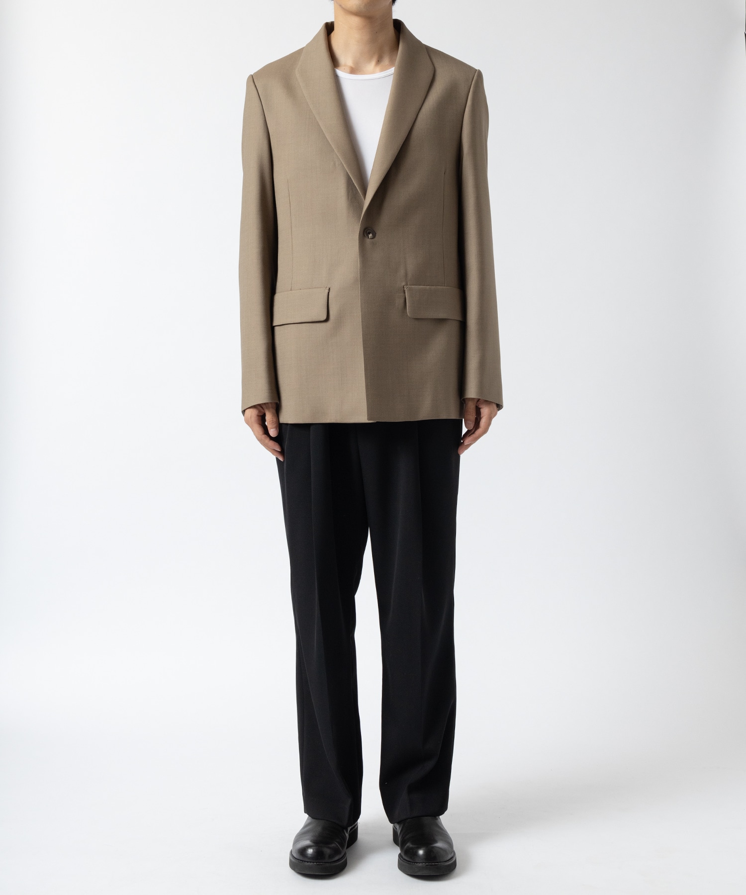 MODIFIED SHAWL COLLAR JACKET IRENISA